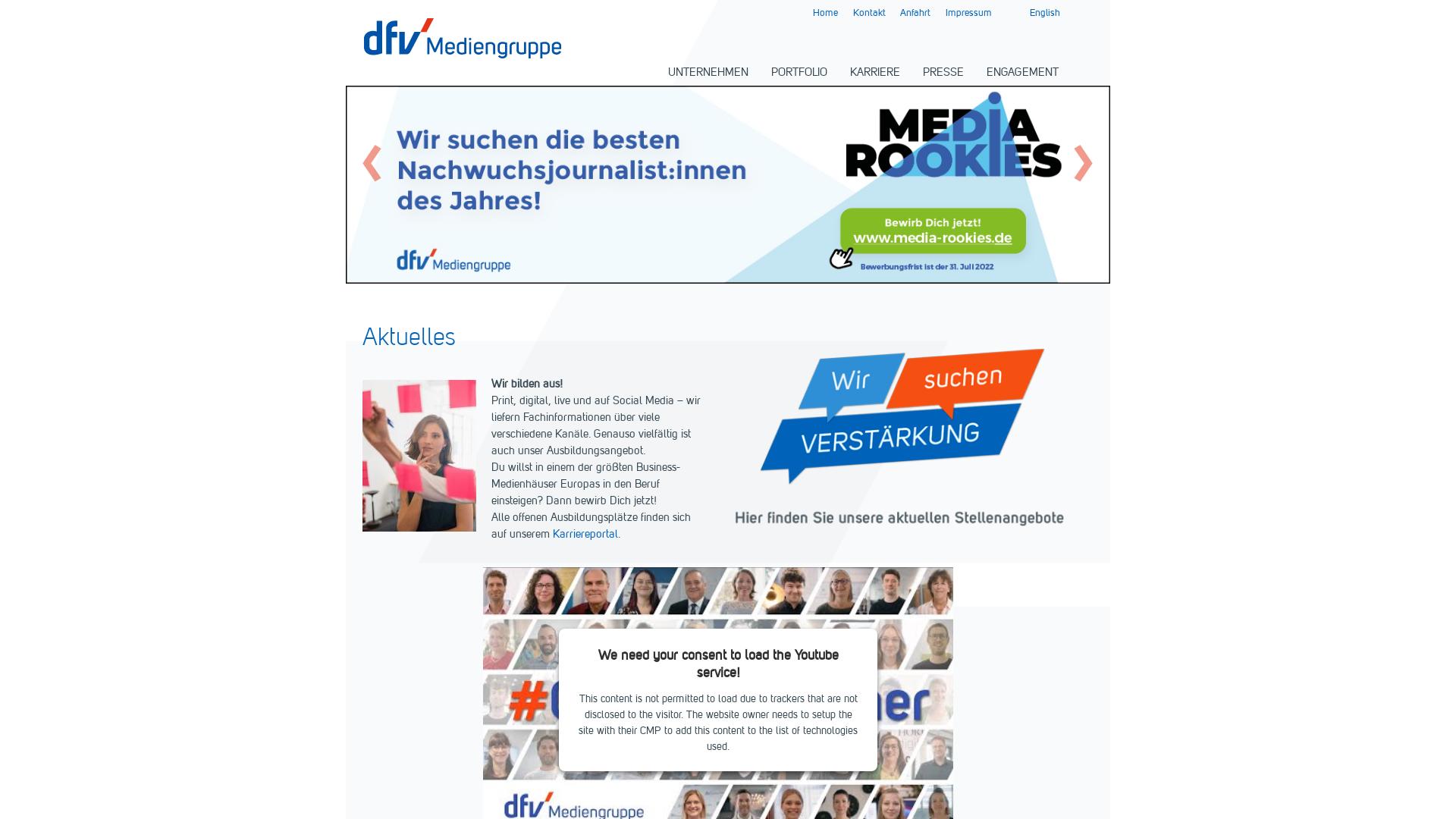 Website User Bewertung zu www.dfv.de