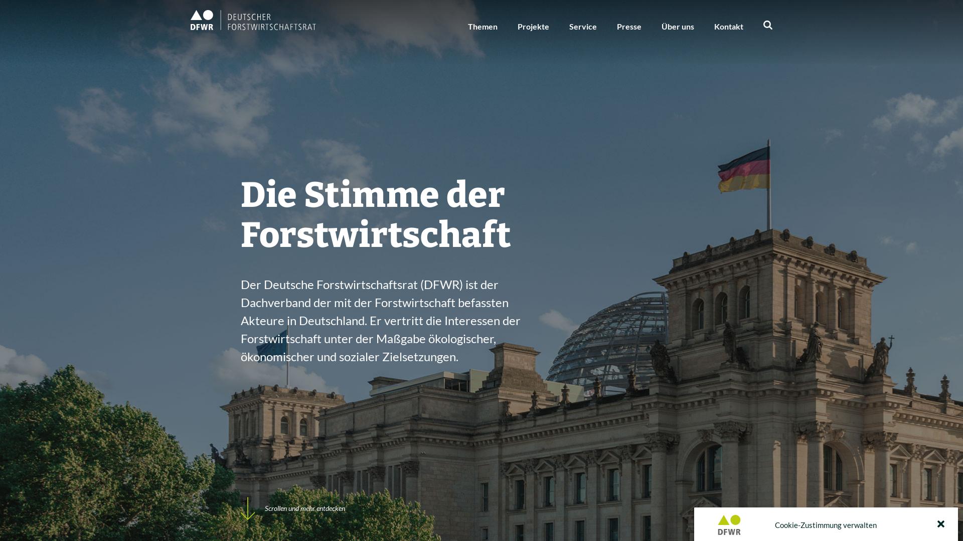 Website User Bewertung zu www.dfwr.de