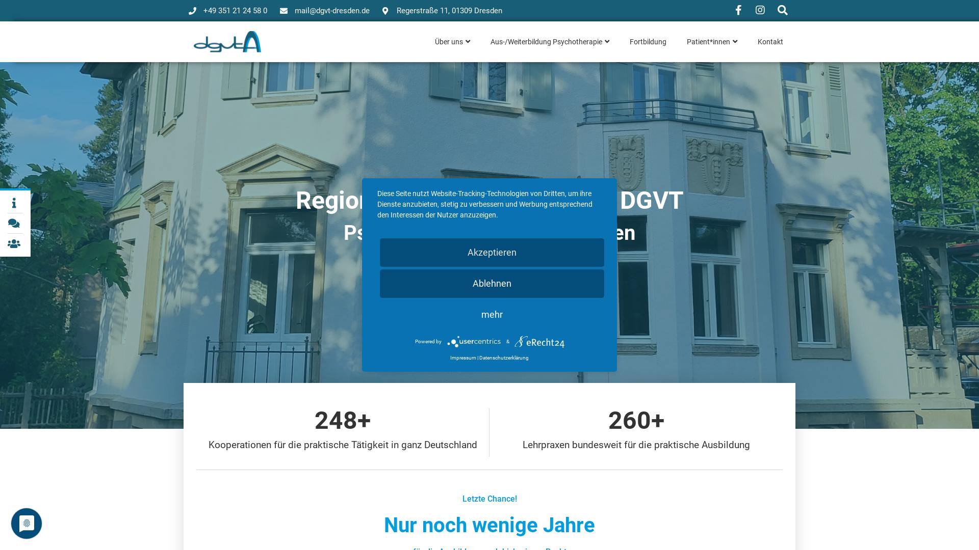 Website User Bewertung zu www.dgvt-dresden.de