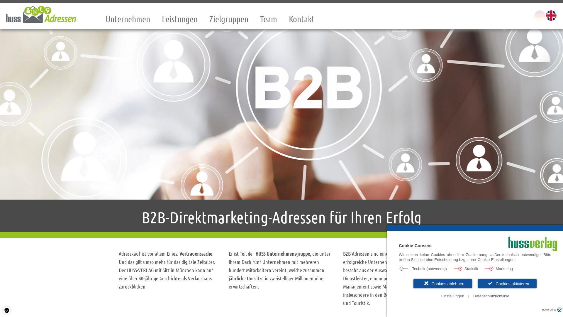 Website User Bewertung zu www.direktmarketing-adressen-kaufen.de