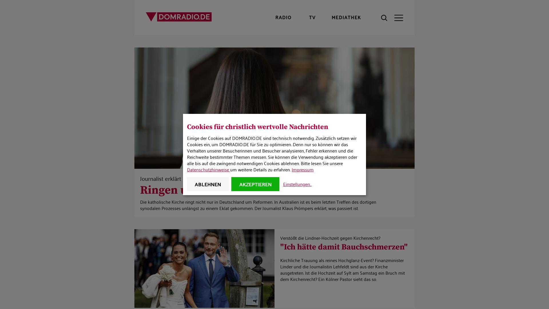 Website User Bewertung zu www.DOMRADIO.DE