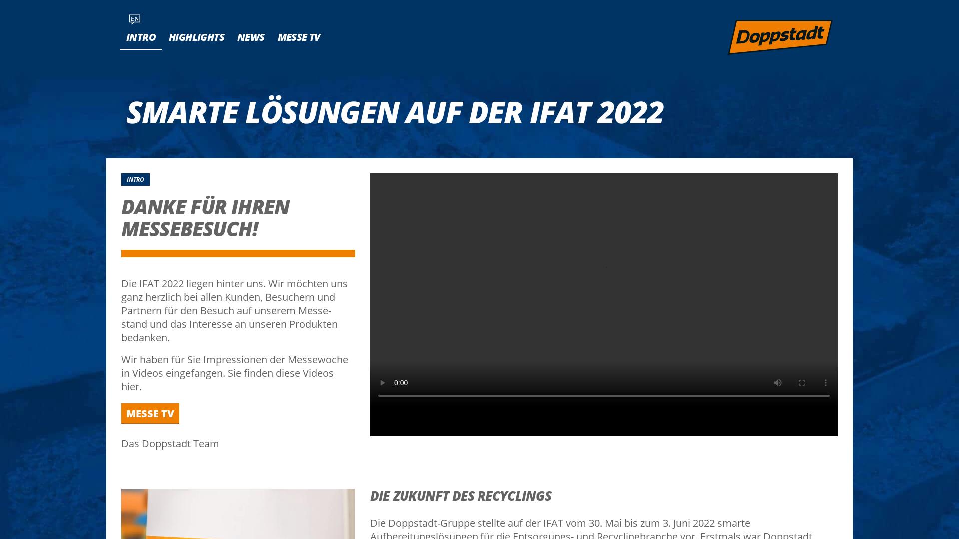 Website User Bewertung zu www.doppstadt-messe.com