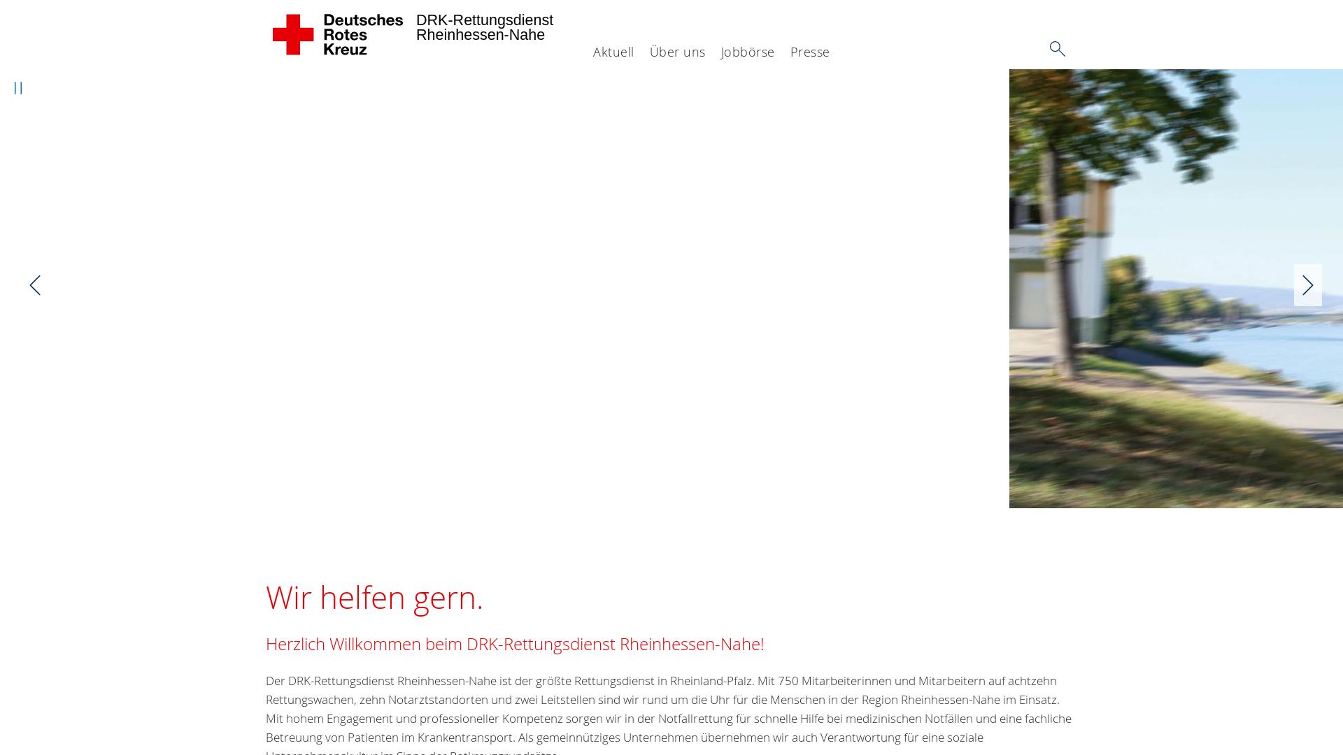 Website User Bewertung zu www.drk-rhein-nahe.de