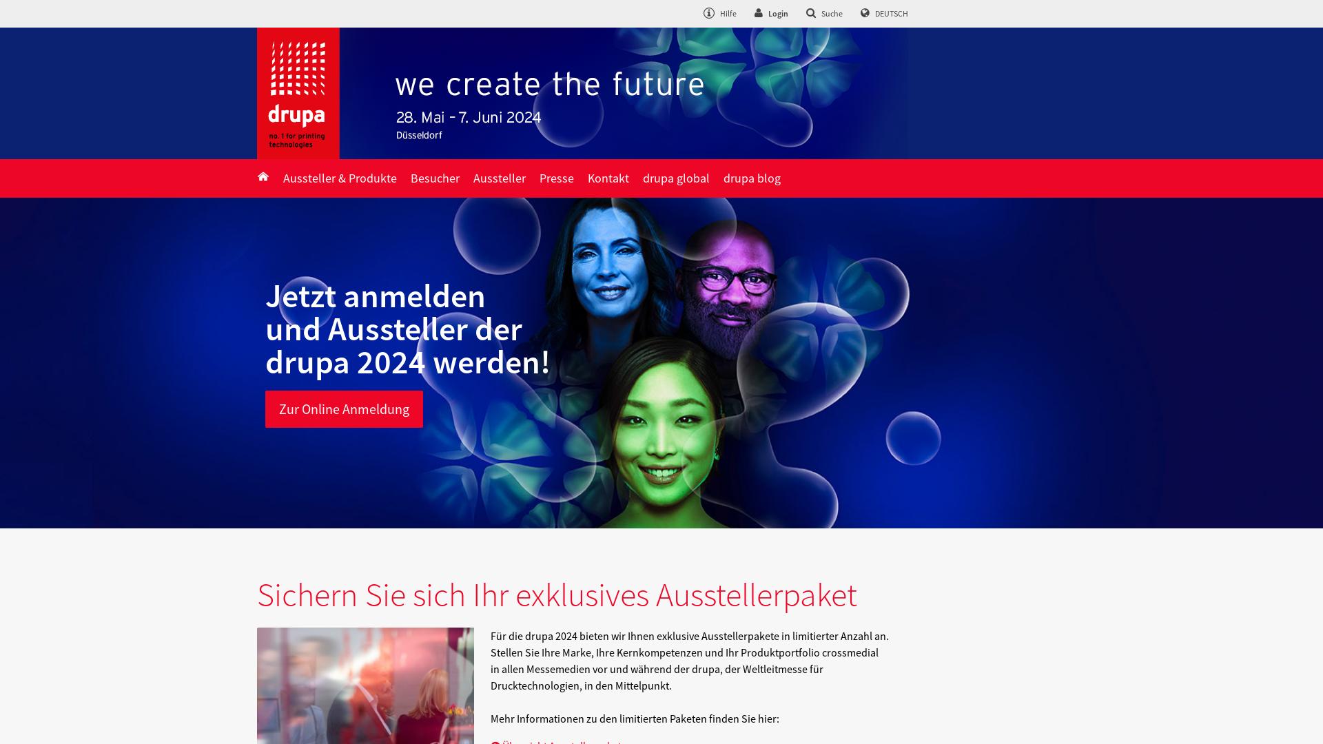 Website User Bewertung zu www.drupa.de