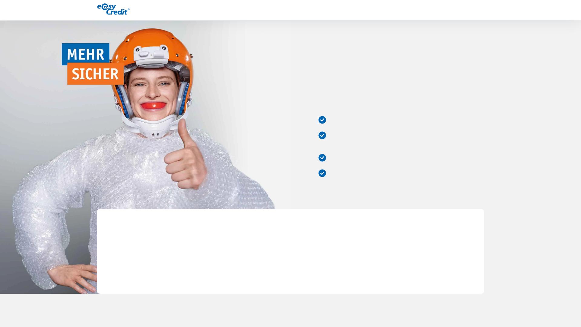 Website User Bewertung zu www.easycredit.de