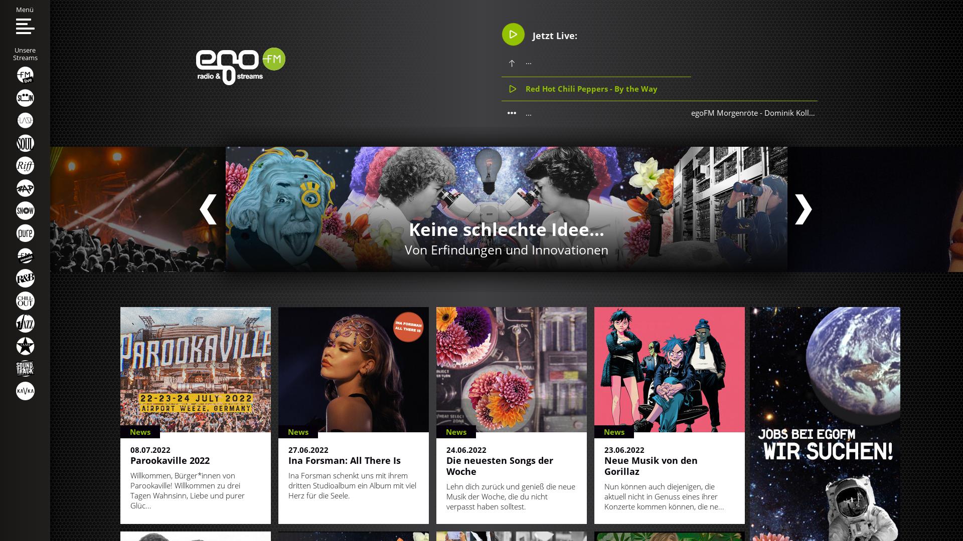 Website User Bewertung zu www.egofm.de