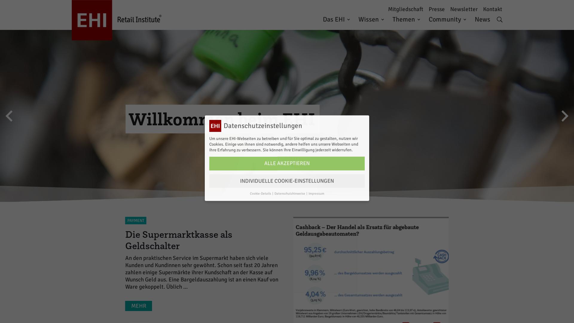 Website User Bewertung zu www.ehi.org