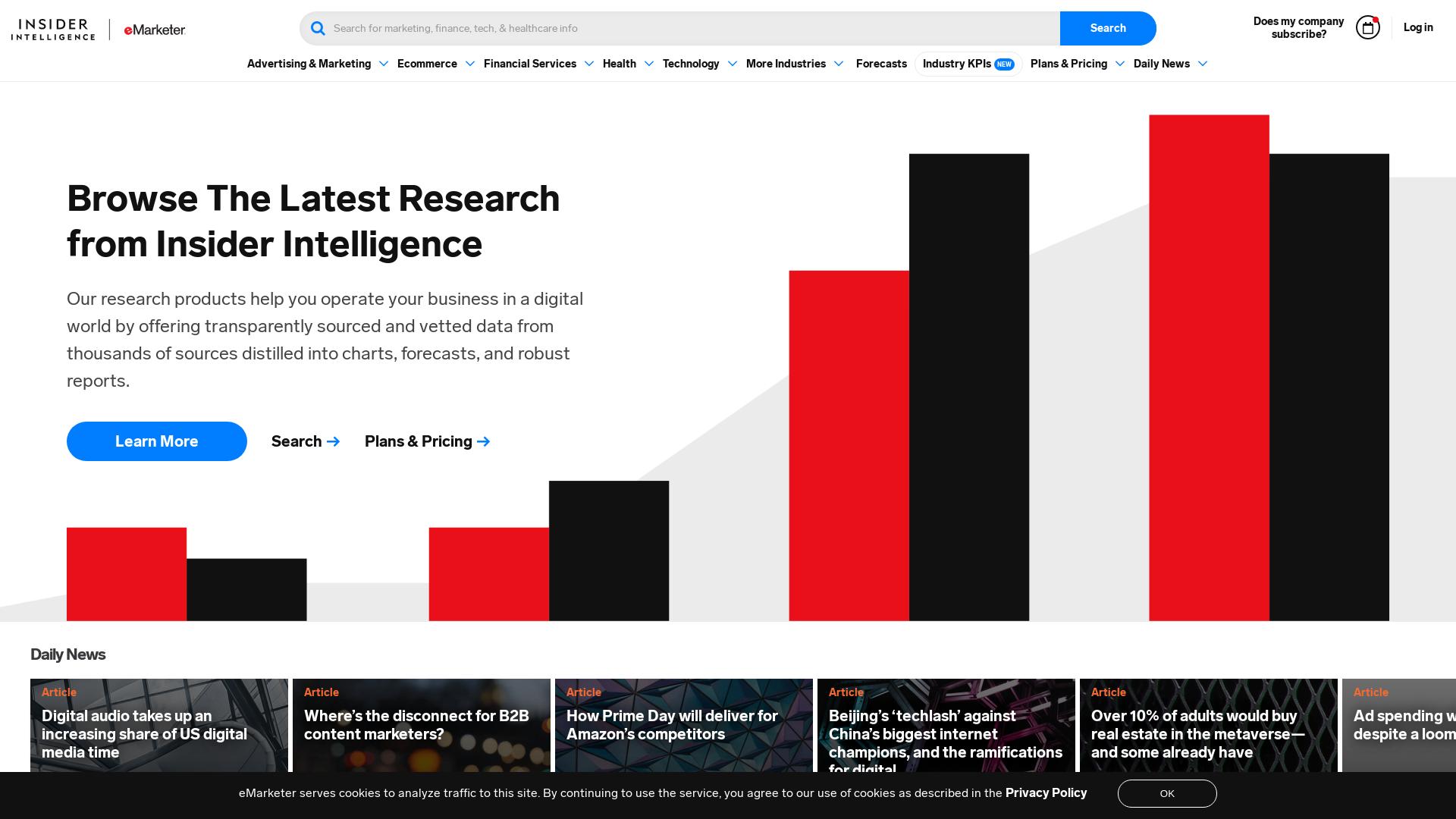 Website User Bewertung zu www.emarketer.com