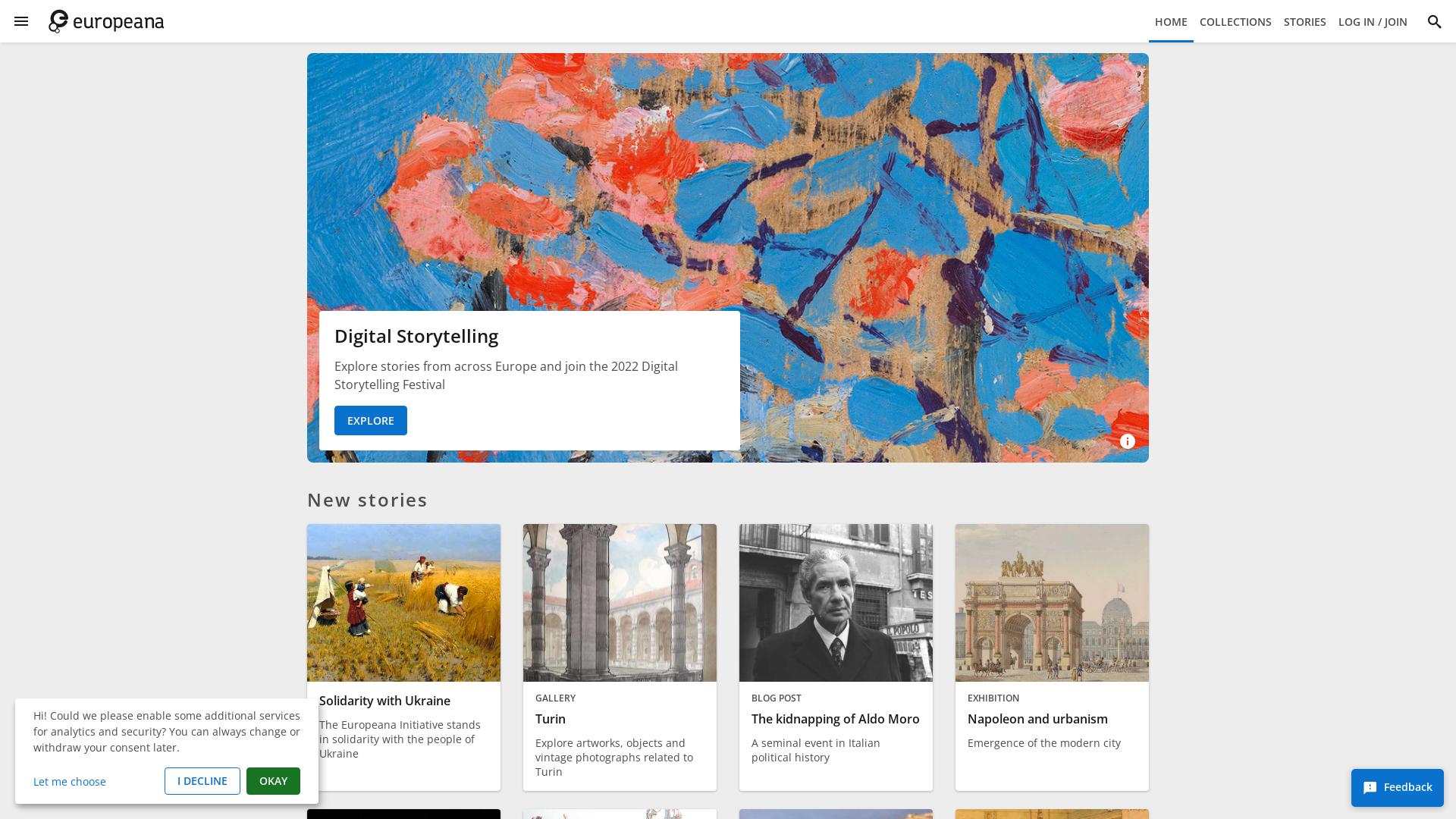 Website User Bewertung zu www.europeana.eu