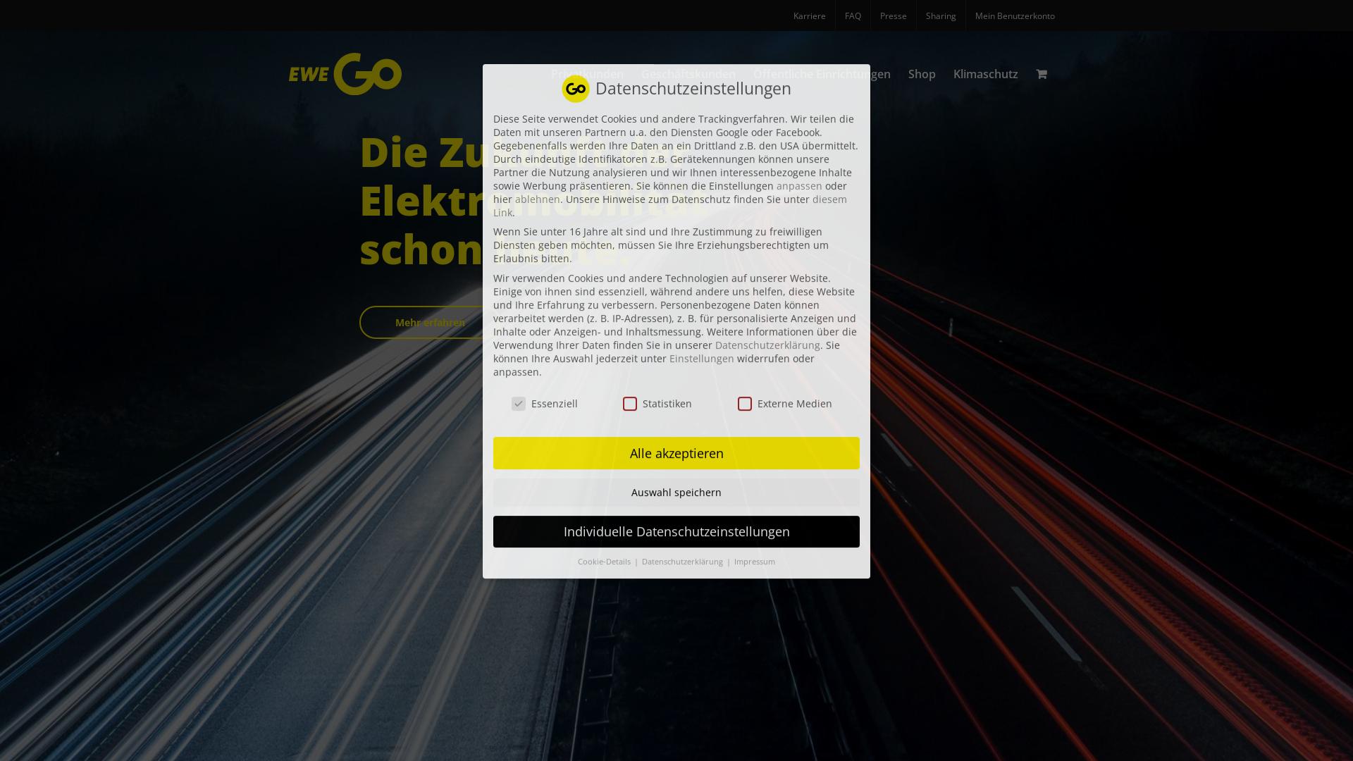 Website User Bewertung zu www.ewe-go.de