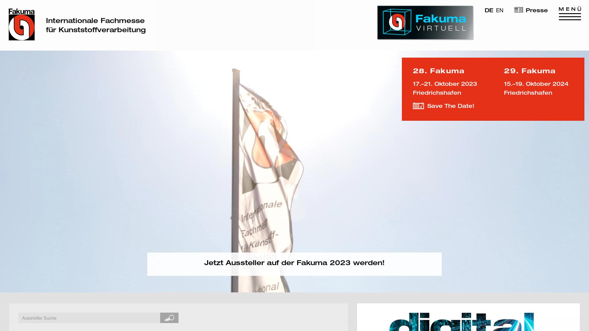 Website User Bewertung zu www.fakuma-messe.de
