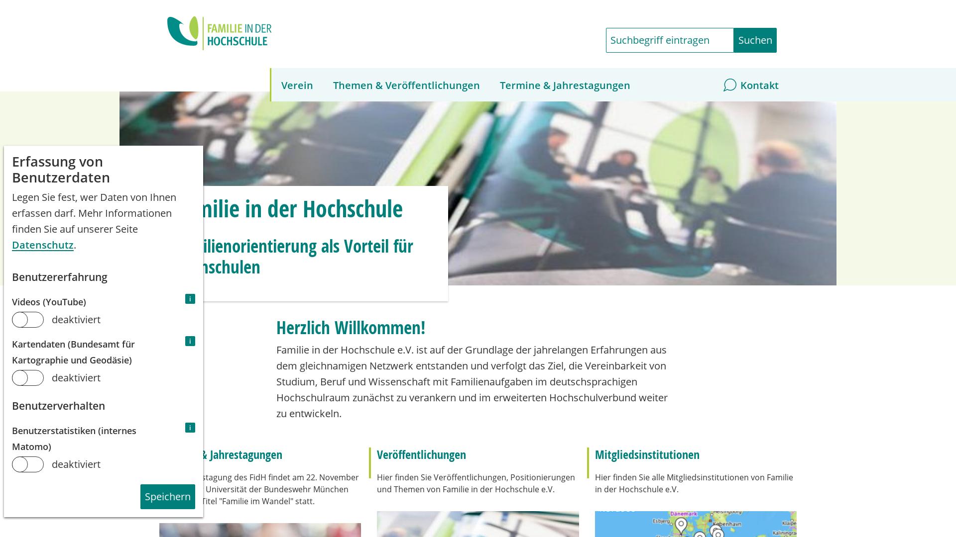 Website User Bewertung zu www.familie-in-der-hochschule.de