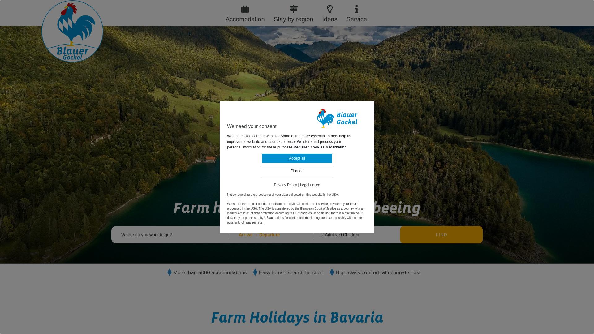 Website User Bewertung zu www.farm-holidays.com