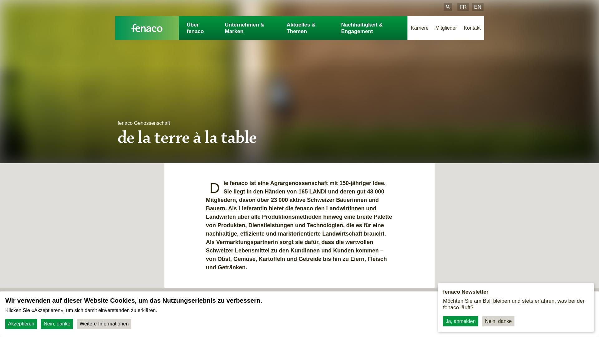 Website User Bewertung zu www.fenaco.com