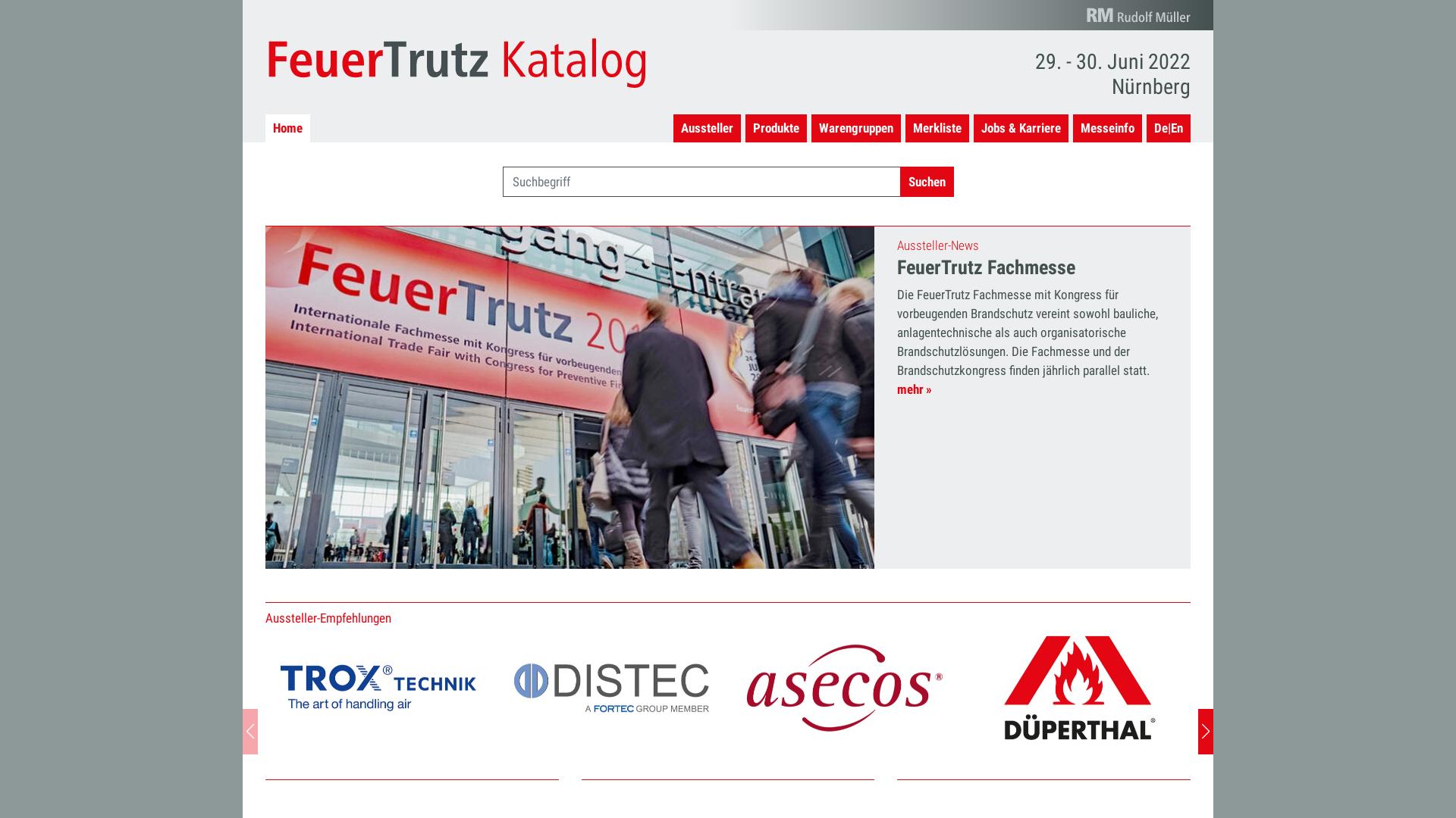 Website User Bewertung zu www.feuertrutz-katalog.de