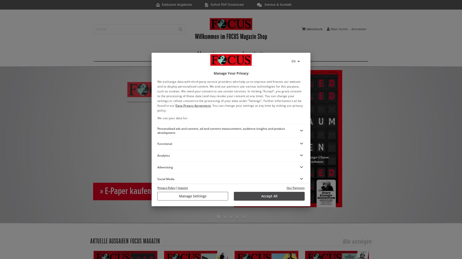 Website User Bewertung zu www.focus-shop.de