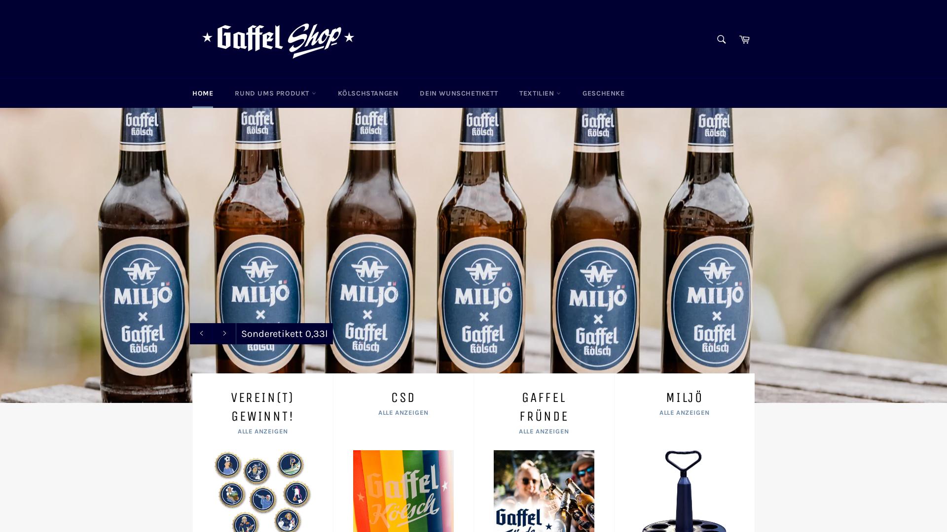 Website User Bewertung zu www.gaffel-shop.de