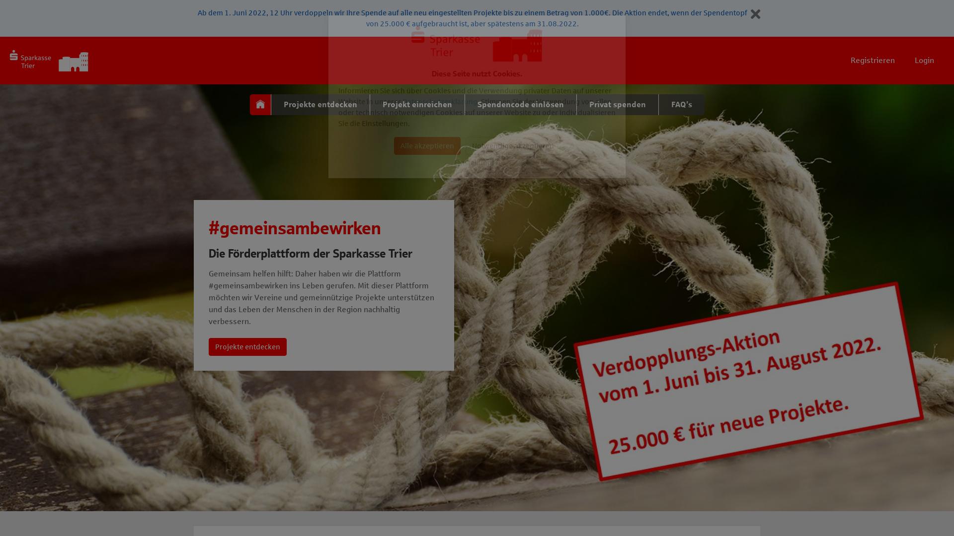 Website User Bewertung zu www.gemeinsambewirken.de