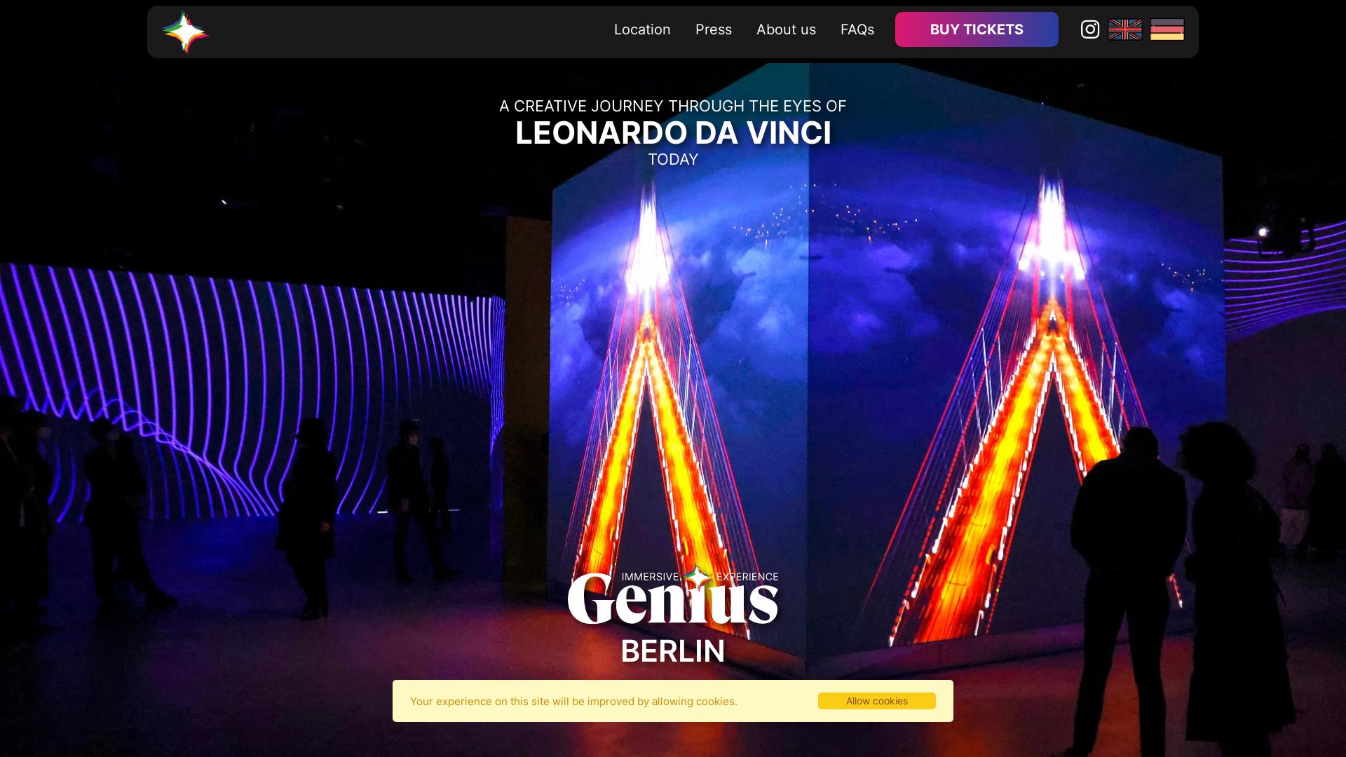 Website User Bewertung zu www.geniusdavinci.com