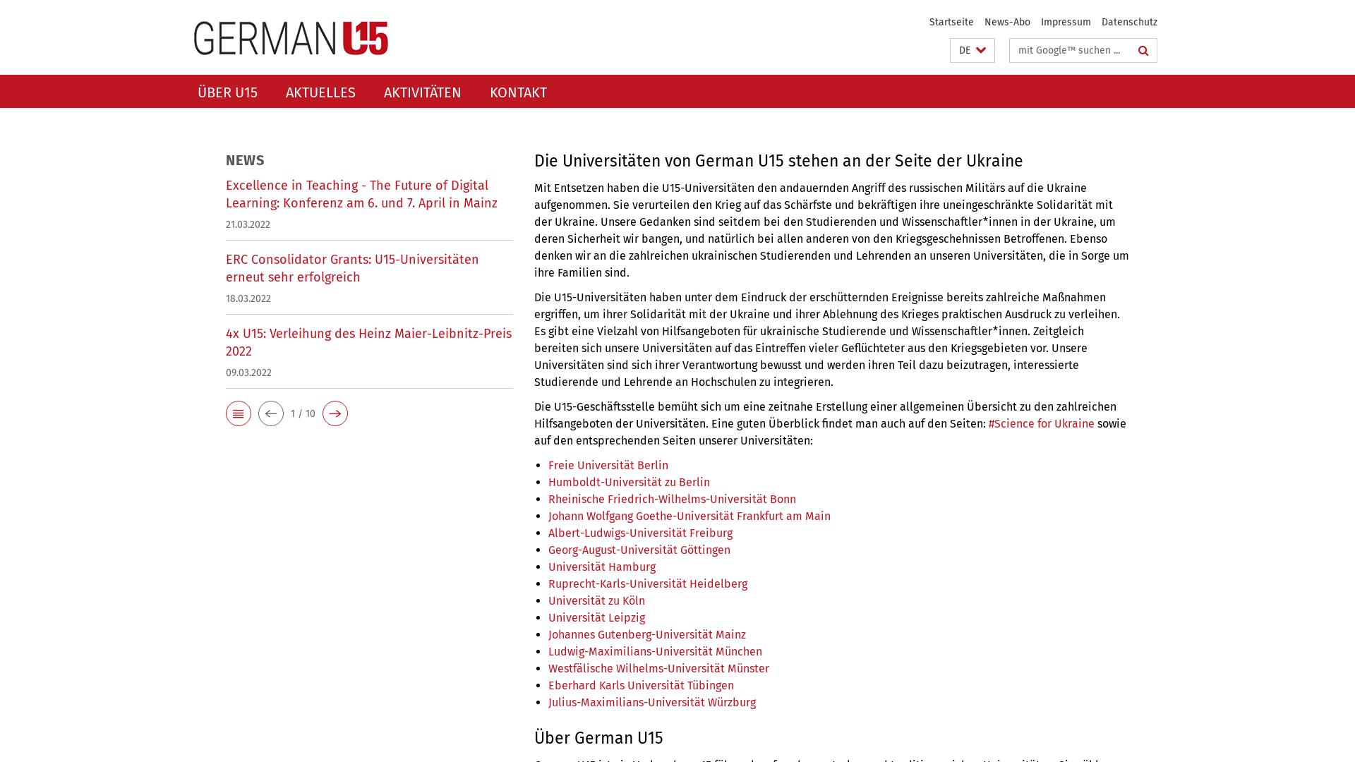 Website User Bewertung zu www.german-u15.de