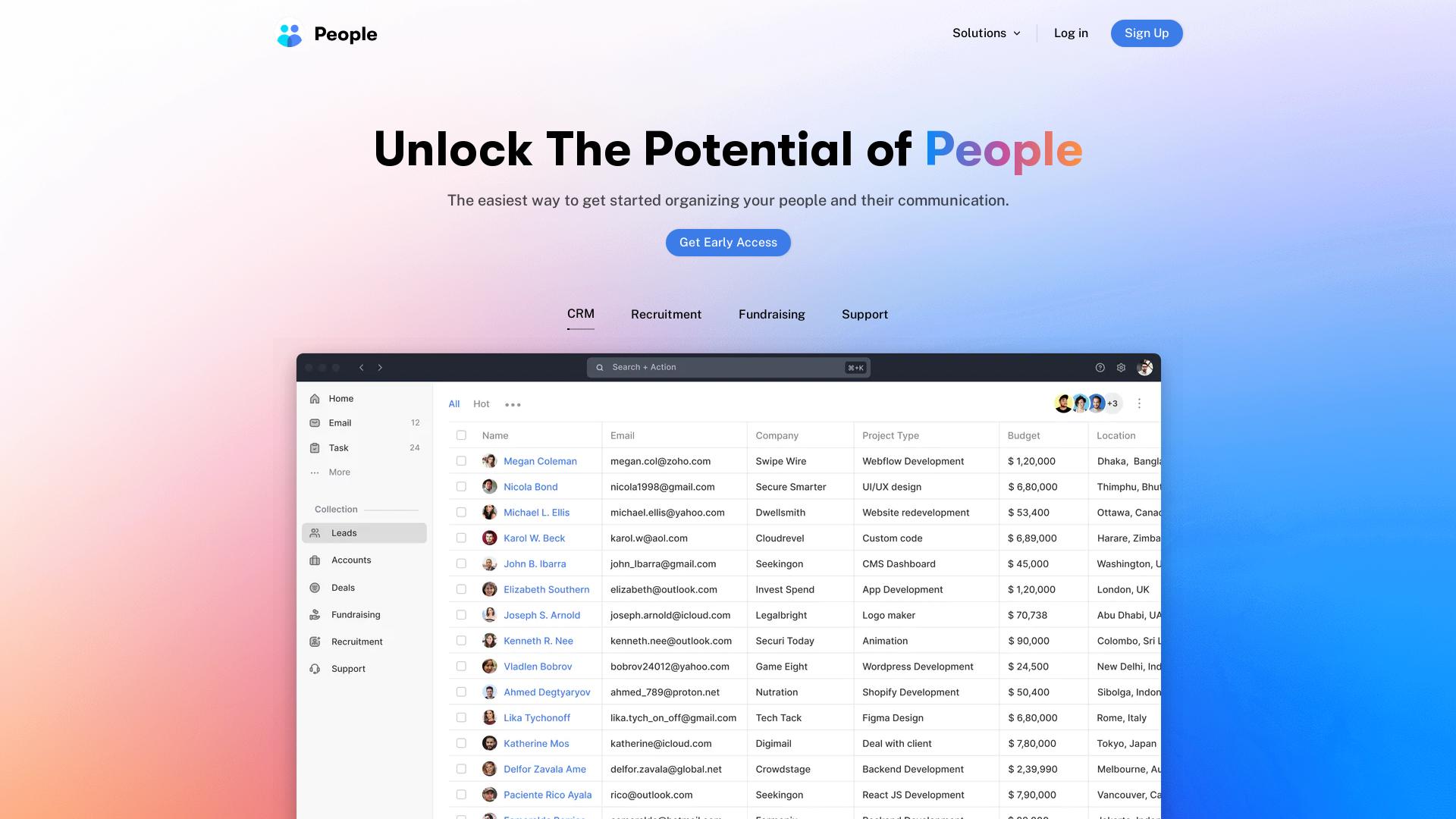Website User Bewertung zu www.getpeople.app