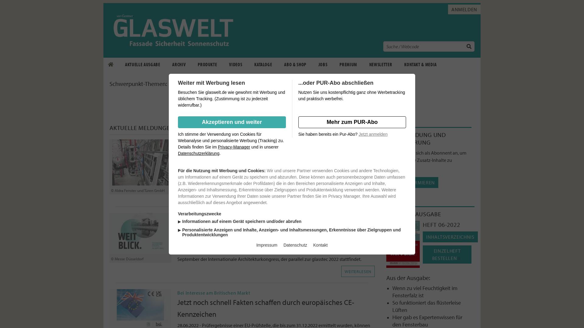 Website User Bewertung zu www.glaswelt.de
