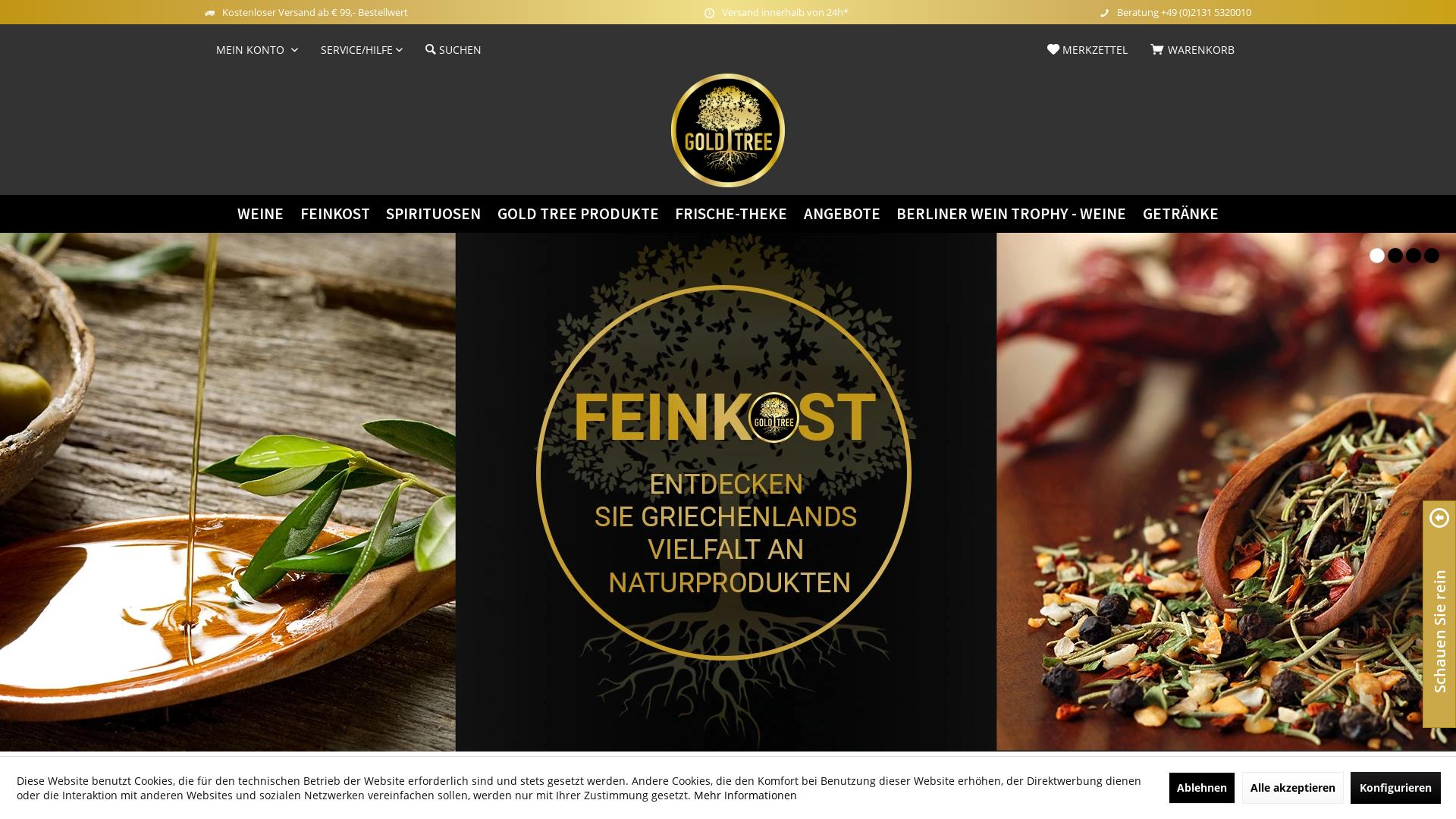 Website User Bewertung zu www.gold-tree.de