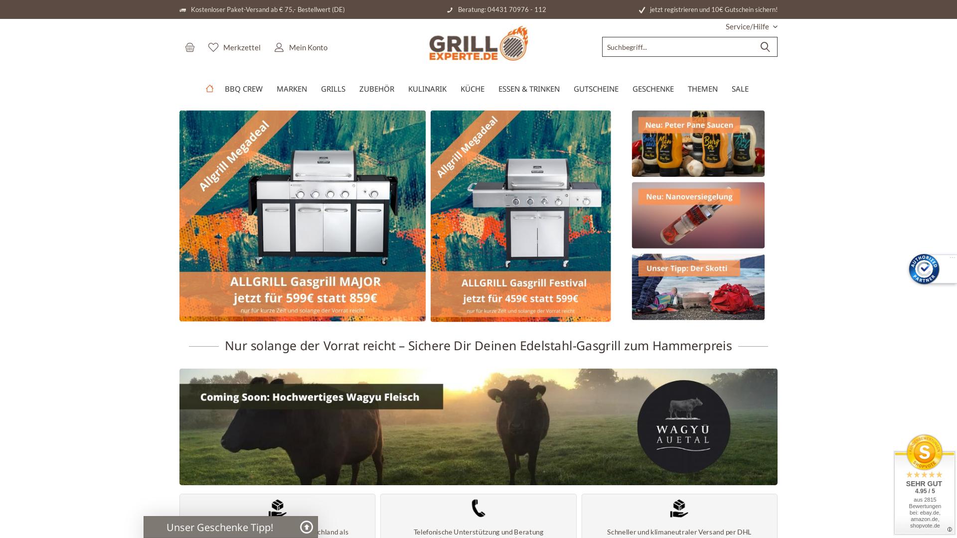 Website User Bewertung zu www.grill-experte.de