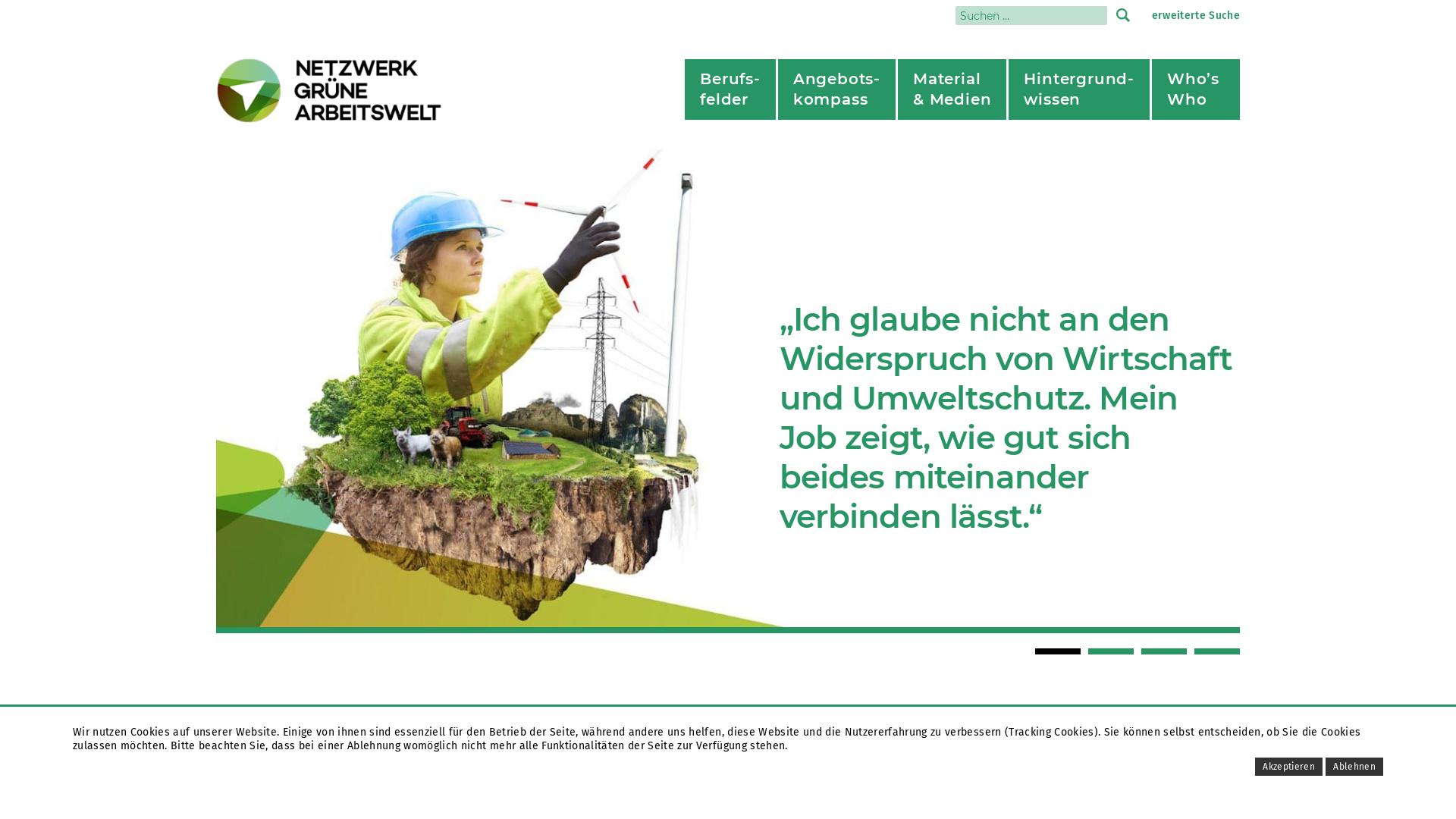 Website User Bewertung zu www.gruene-arbeitswelt.de