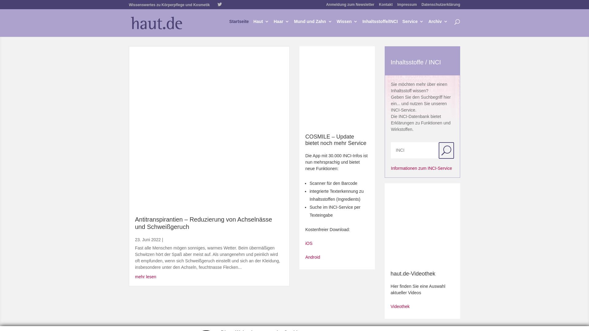 Website User Bewertung zu www.haut.de