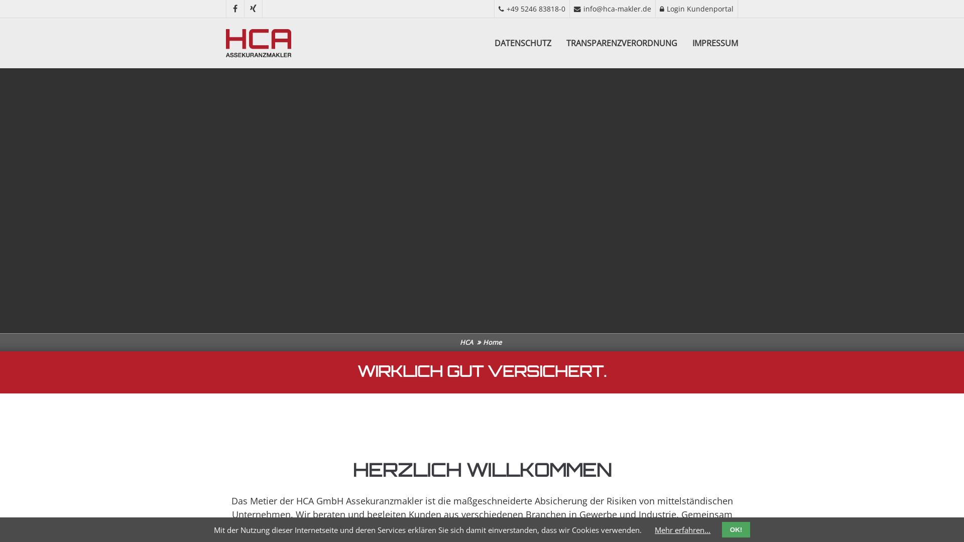 Website User Bewertung zu www.hca-makler.de