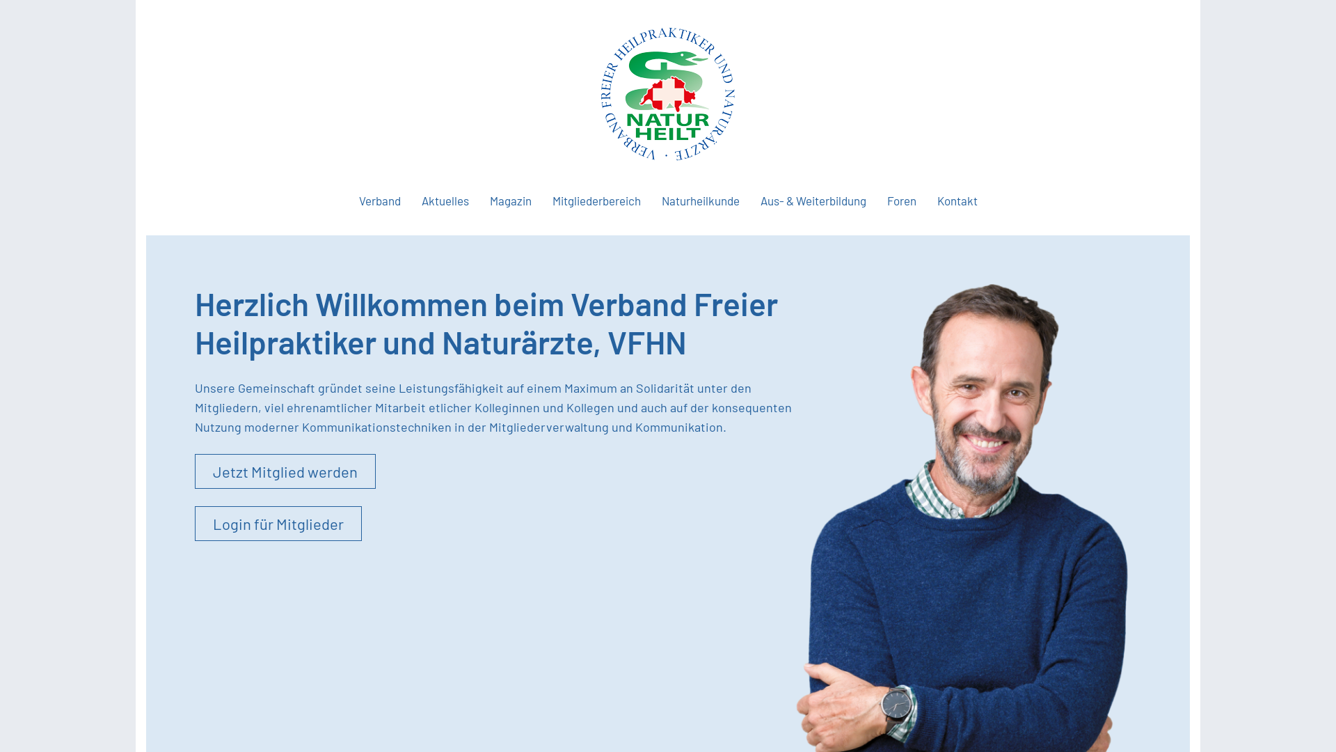 Website User Bewertung zu www.heilpraktikerverband.ch