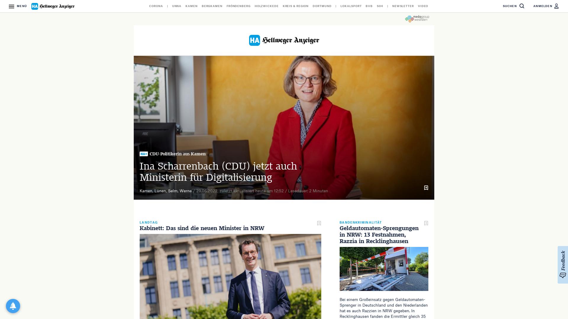 Website User Bewertung zu www.hellwegeranzeiger.de