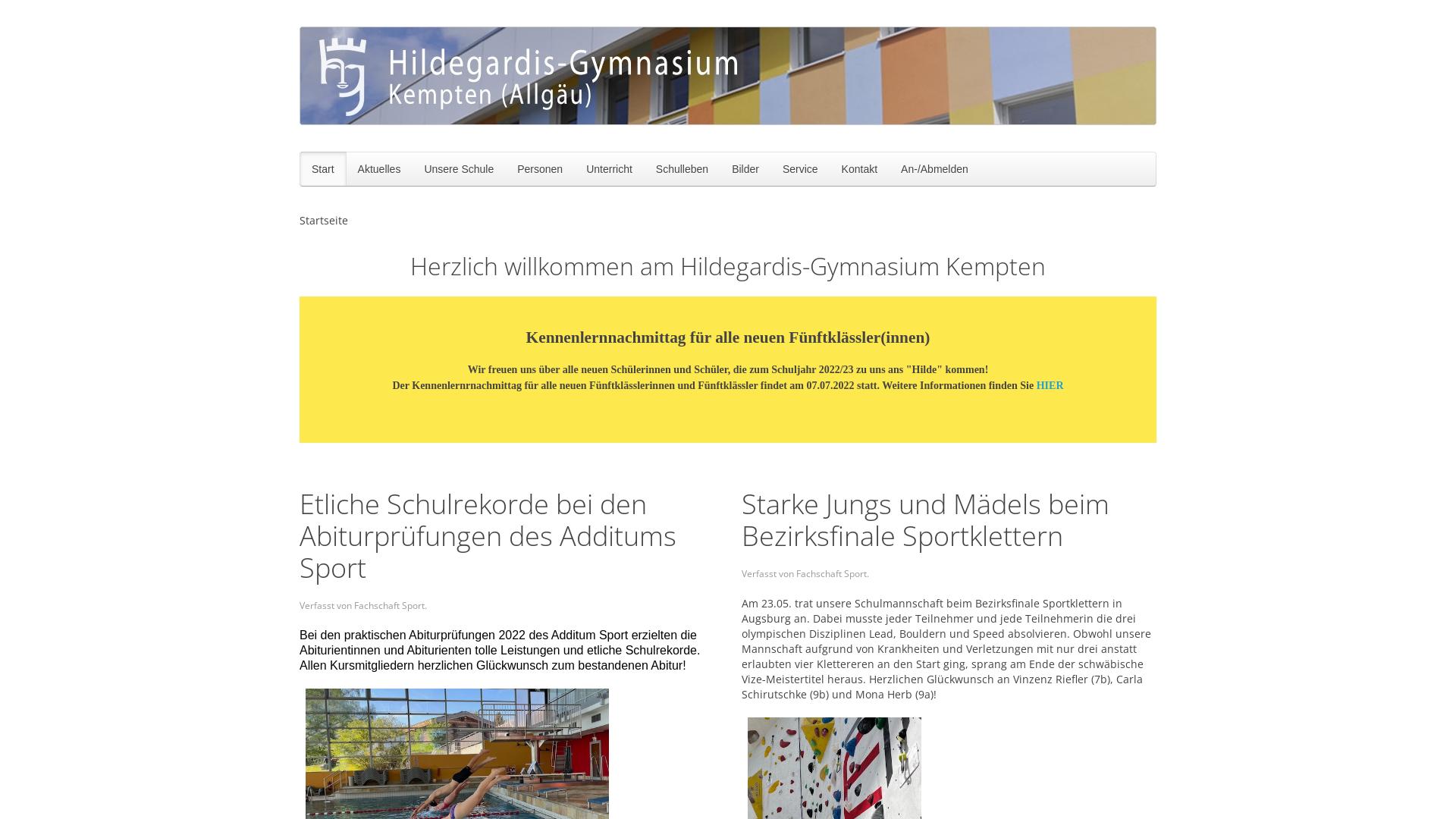 Website User Bewertung zu www.hildegardis-gymnasium.de