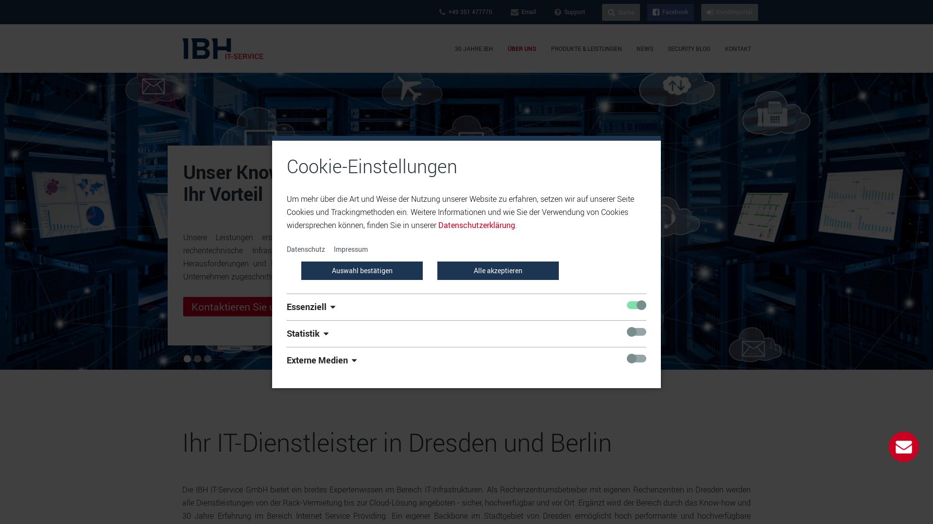 Website User Bewertung zu www.ibh.de