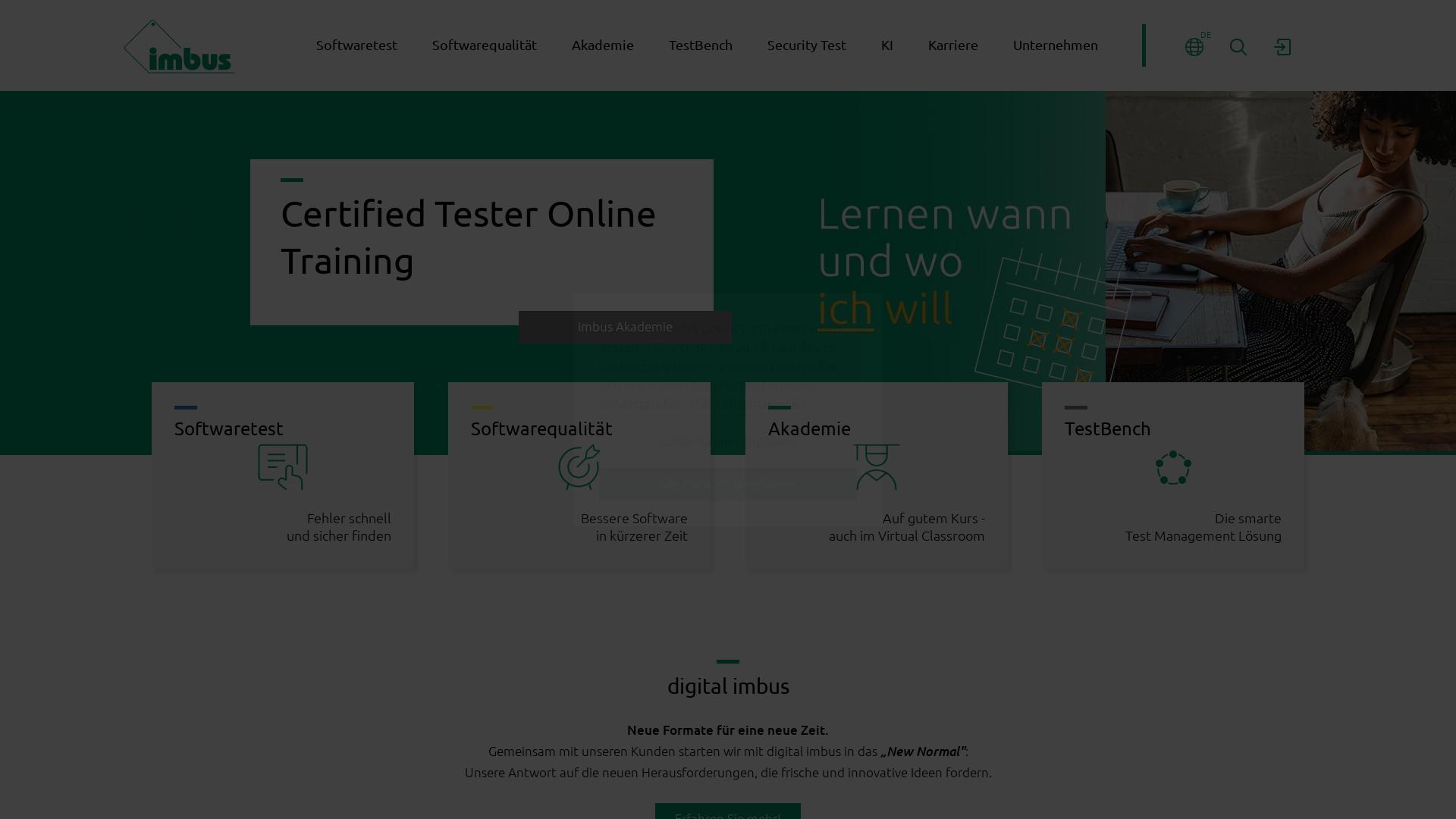 Website User Bewertung zu www.imbus.de