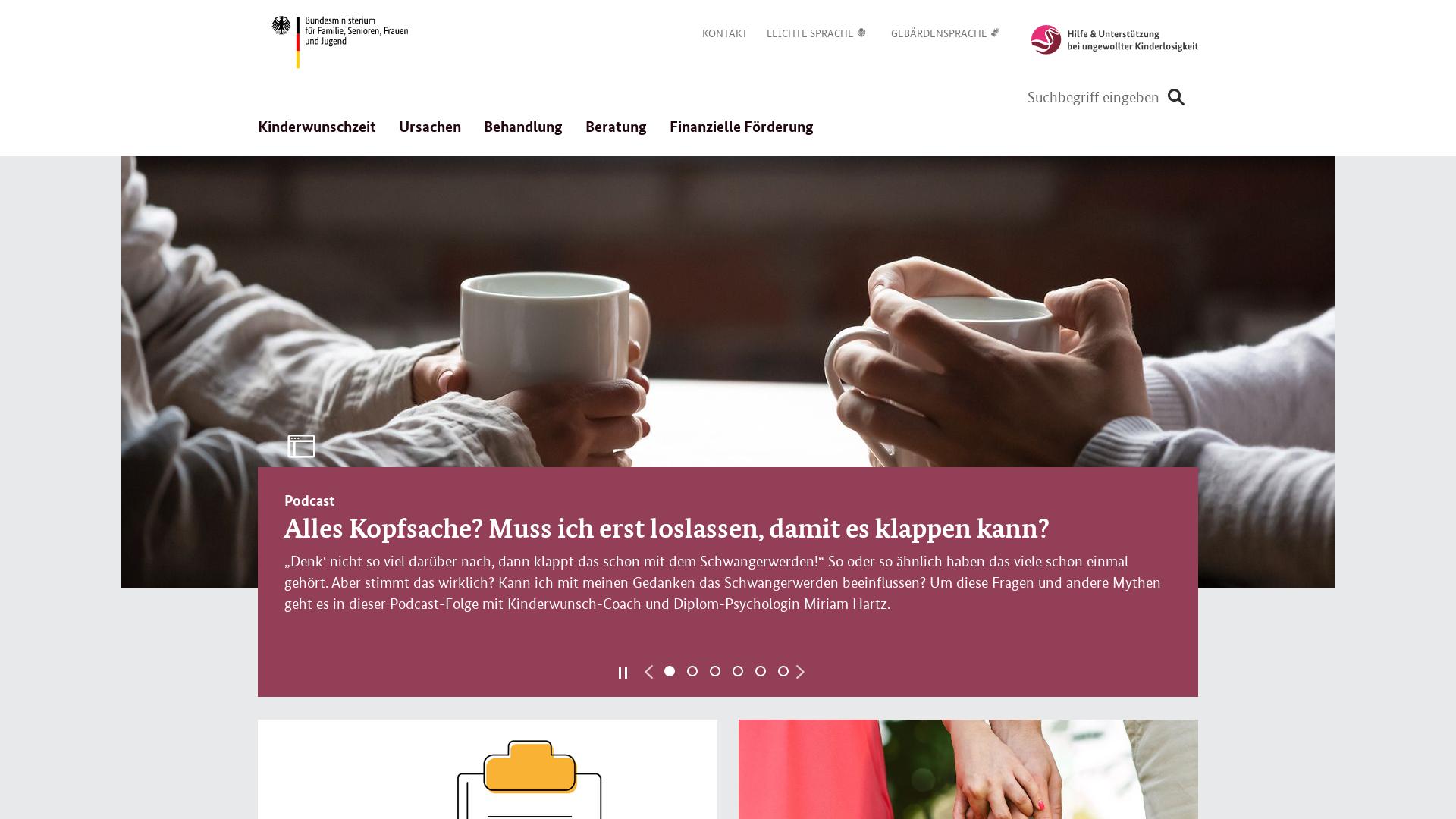 Website User Bewertung zu www.informationsportal-kinderwunsch.de