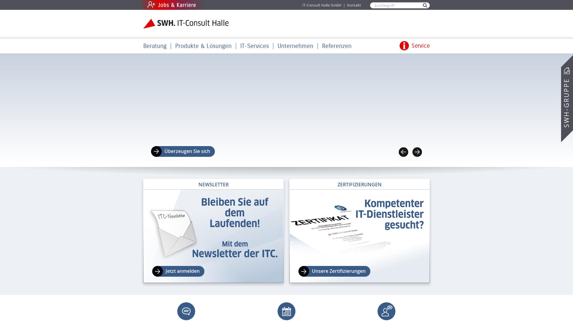 Website User Bewertung zu www.itc-halle.de