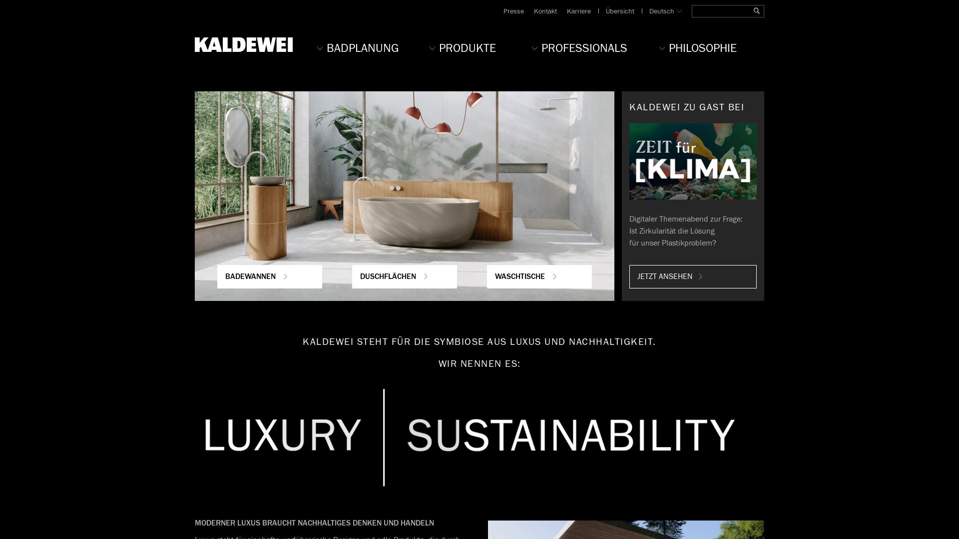Website User Bewertung zu www.kaldewei.de