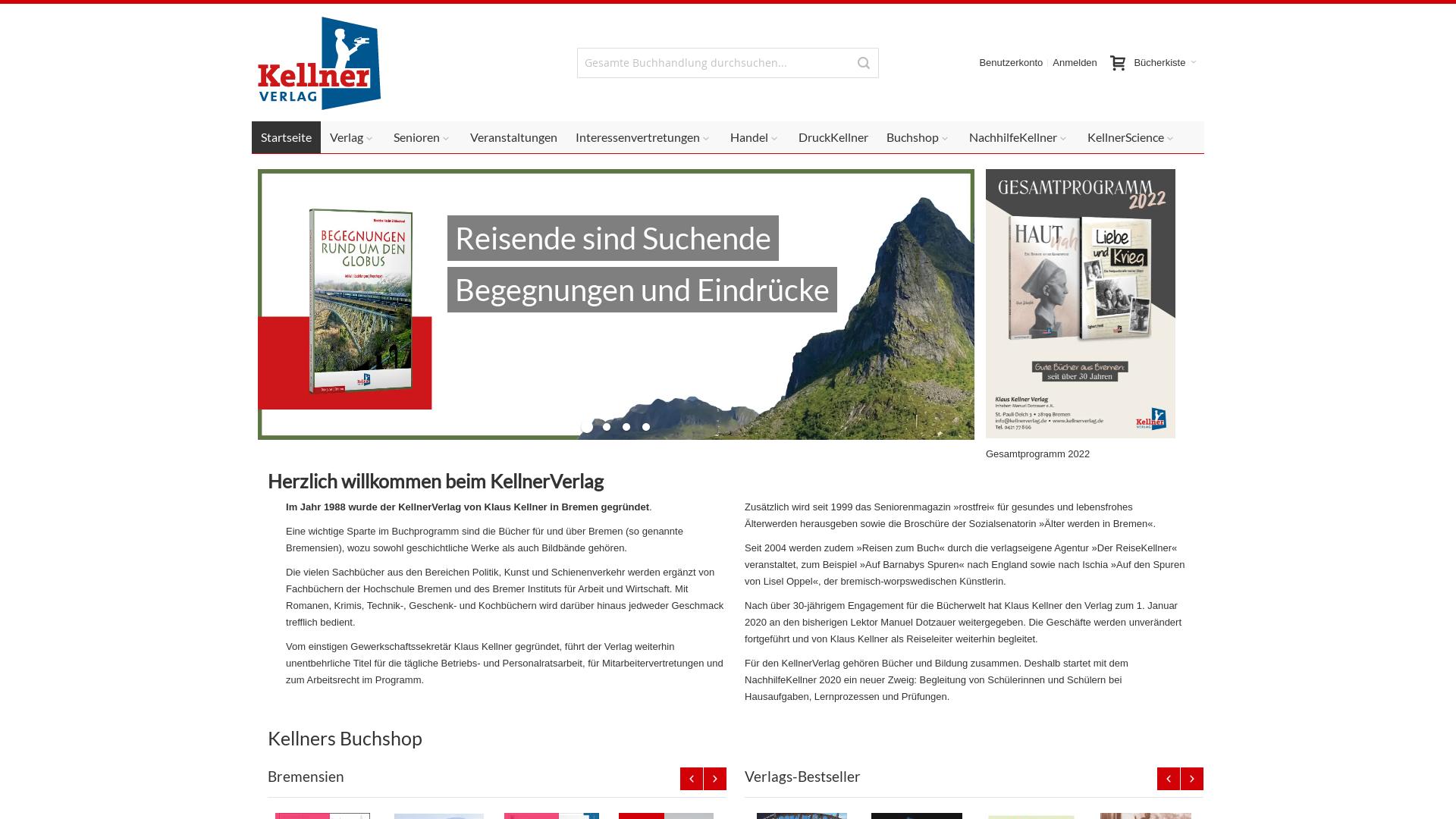 Website User Bewertung zu www.kellnerverlag.de