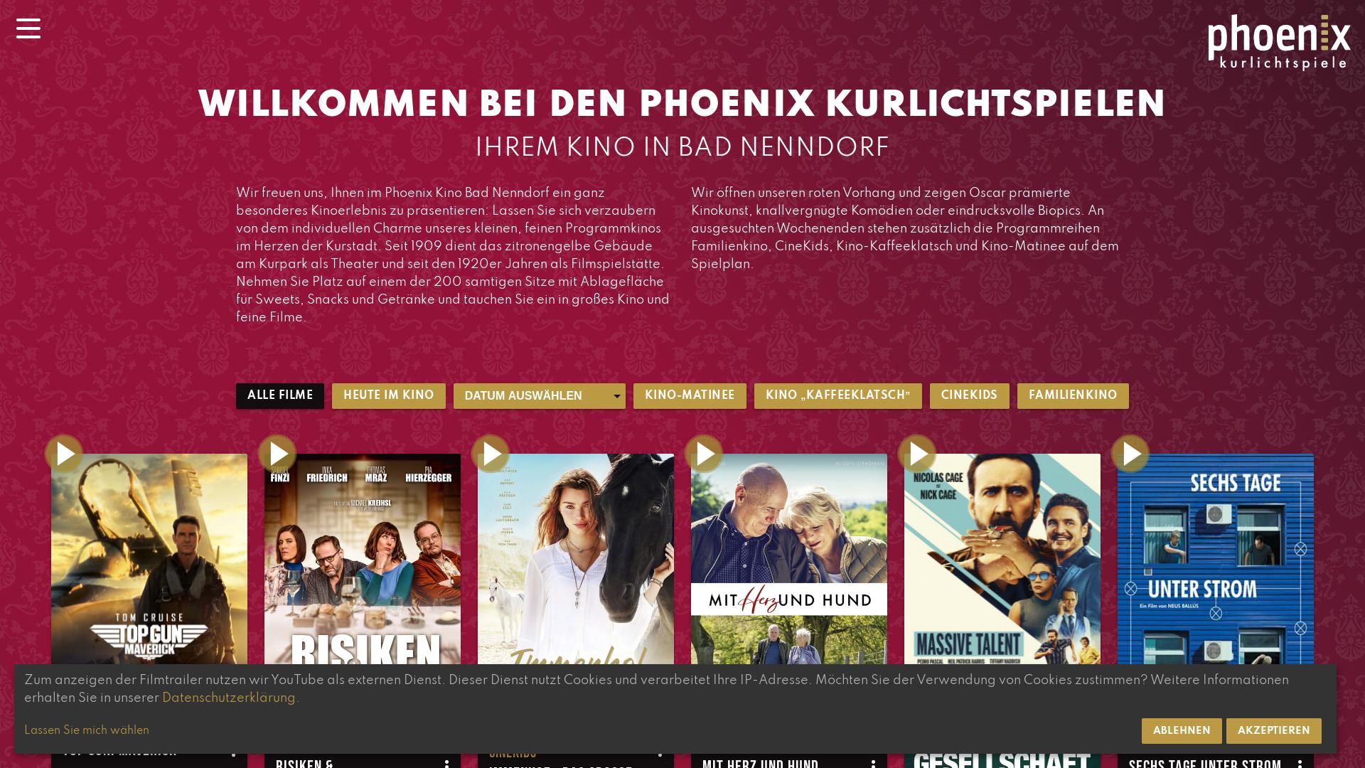 Website User Bewertung zu www.kino-badnenndorf.de