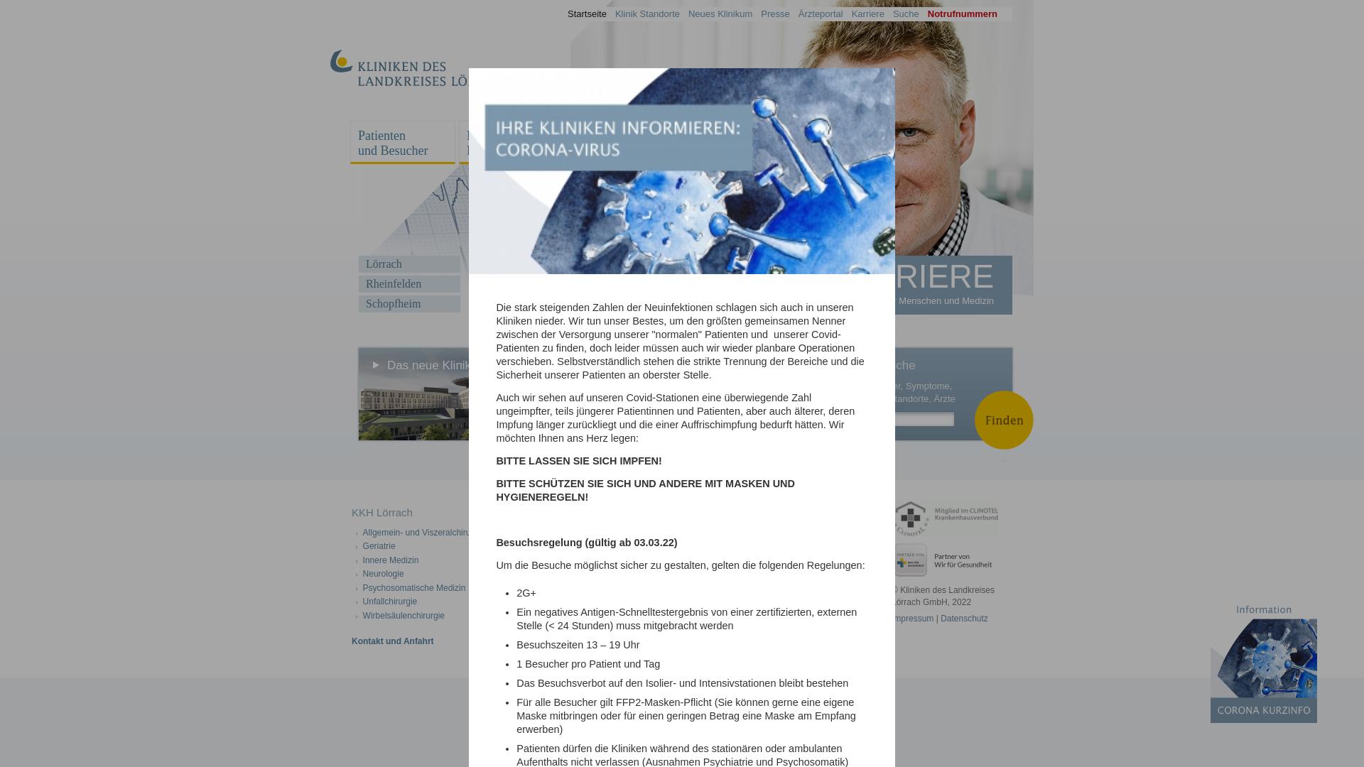 Website User Bewertung zu www.klinloe.de