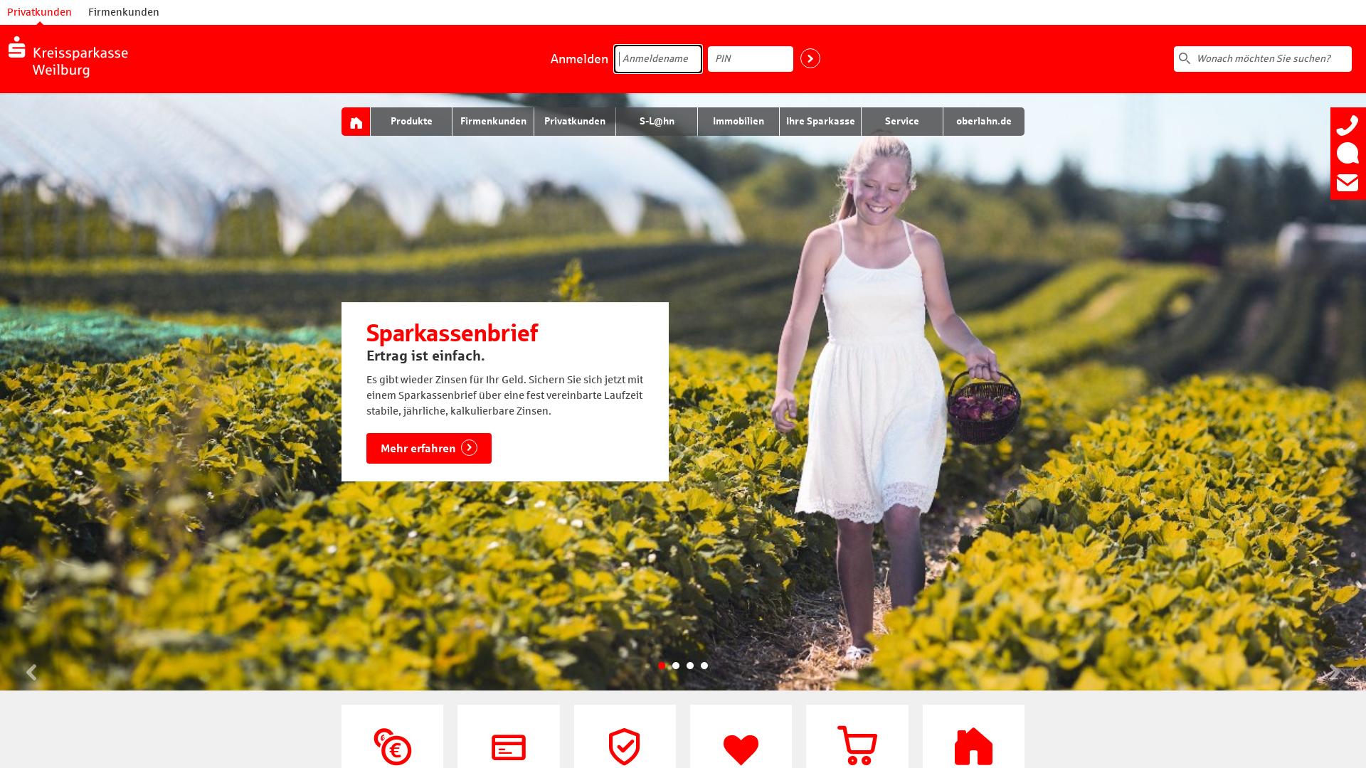 Website User Bewertung zu www.ksk-weilburg.de