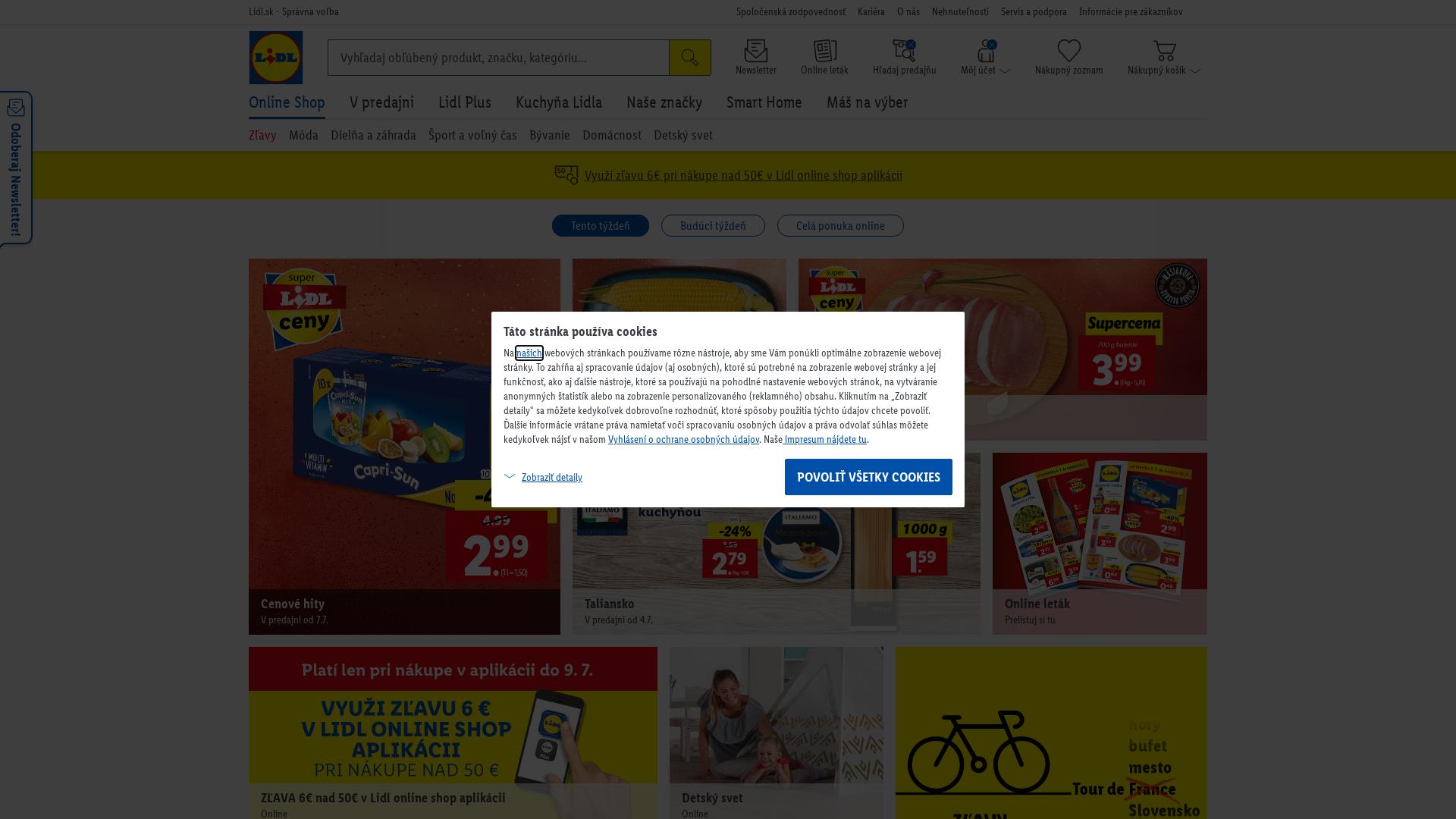 Website User Bewertung zu www.lidl.sk