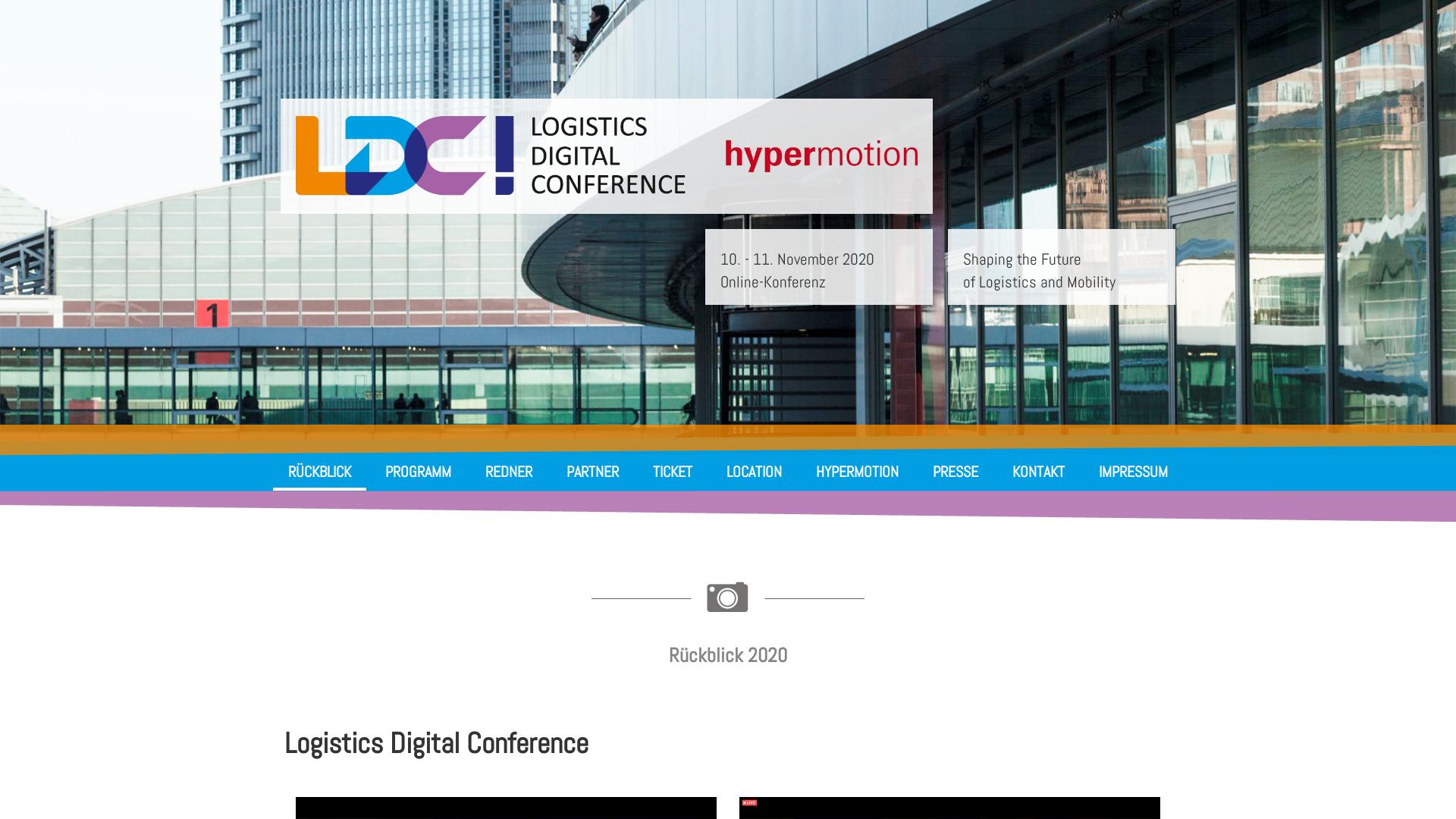 Website User Bewertung zu www.logistics-digital-conference.de