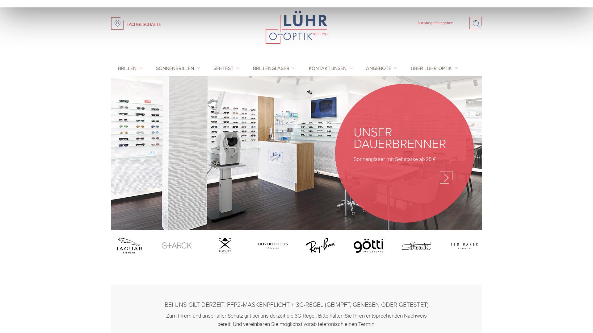 Website User Bewertung zu www.luehr-optik.de
