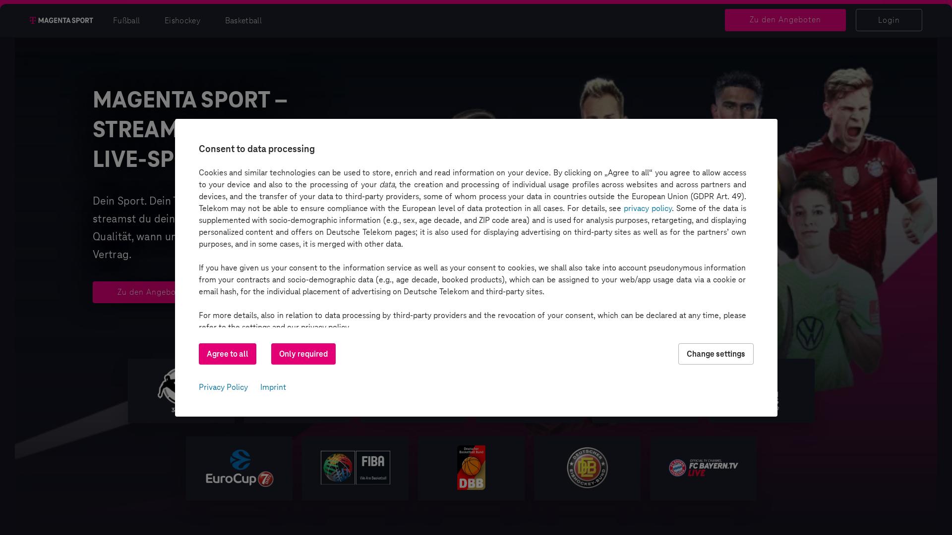 Website User Bewertung zu www.magentasport.de