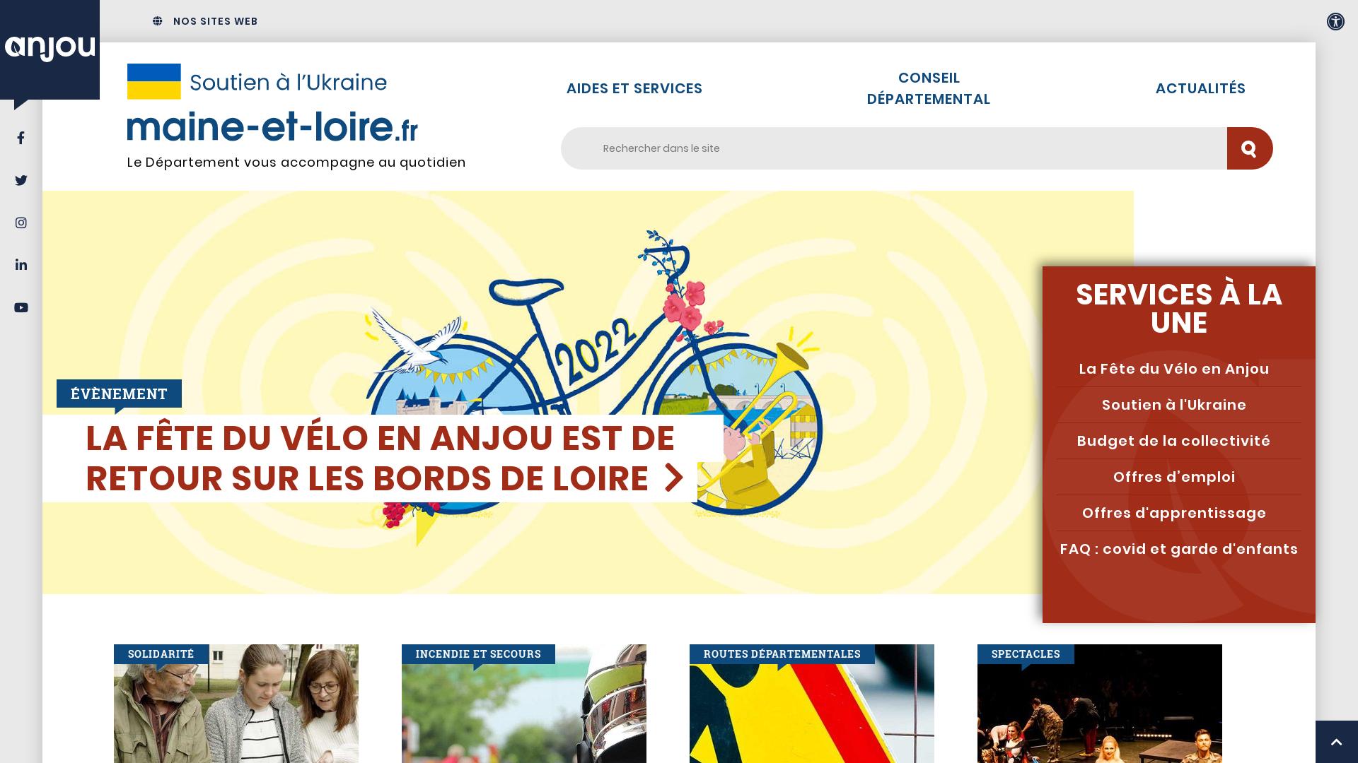 Website User Bewertung zu www.maine-et-loire.fr