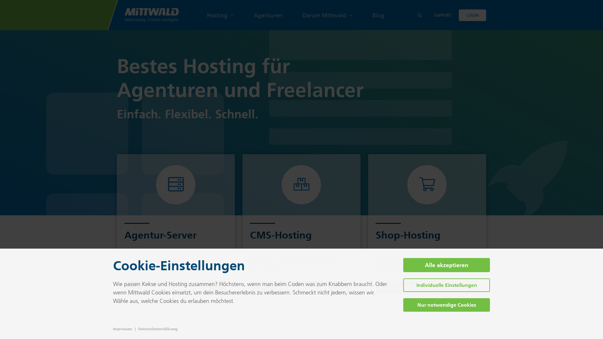Website User Bewertung zu www.mittwald.de