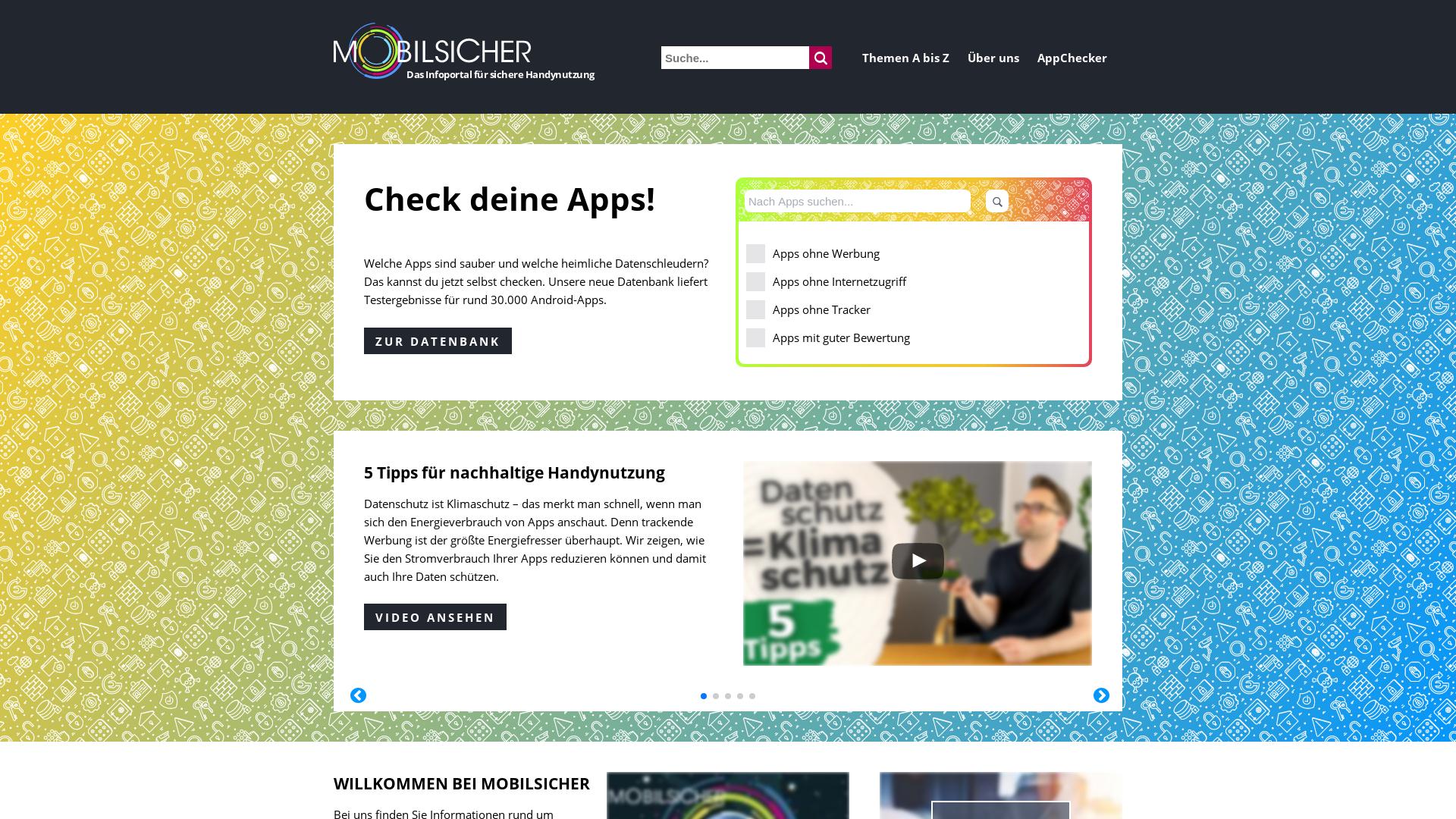 Website User Bewertung zu www.mobilsicher.de